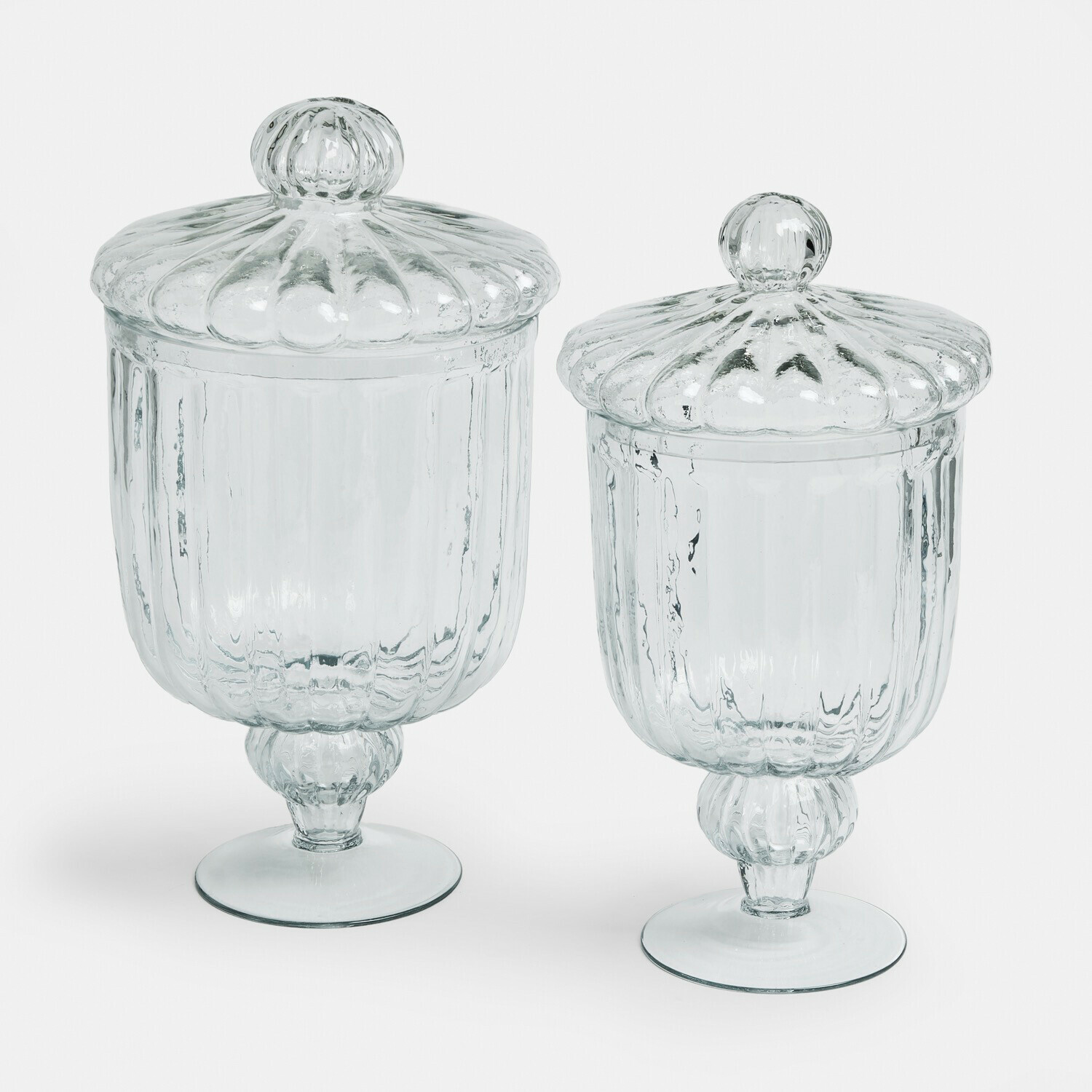 Glazen pot set van 2 Mélomiane
