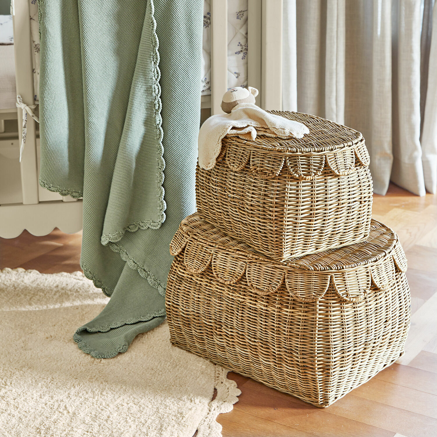 Lot de 2 paniers Glyndon
