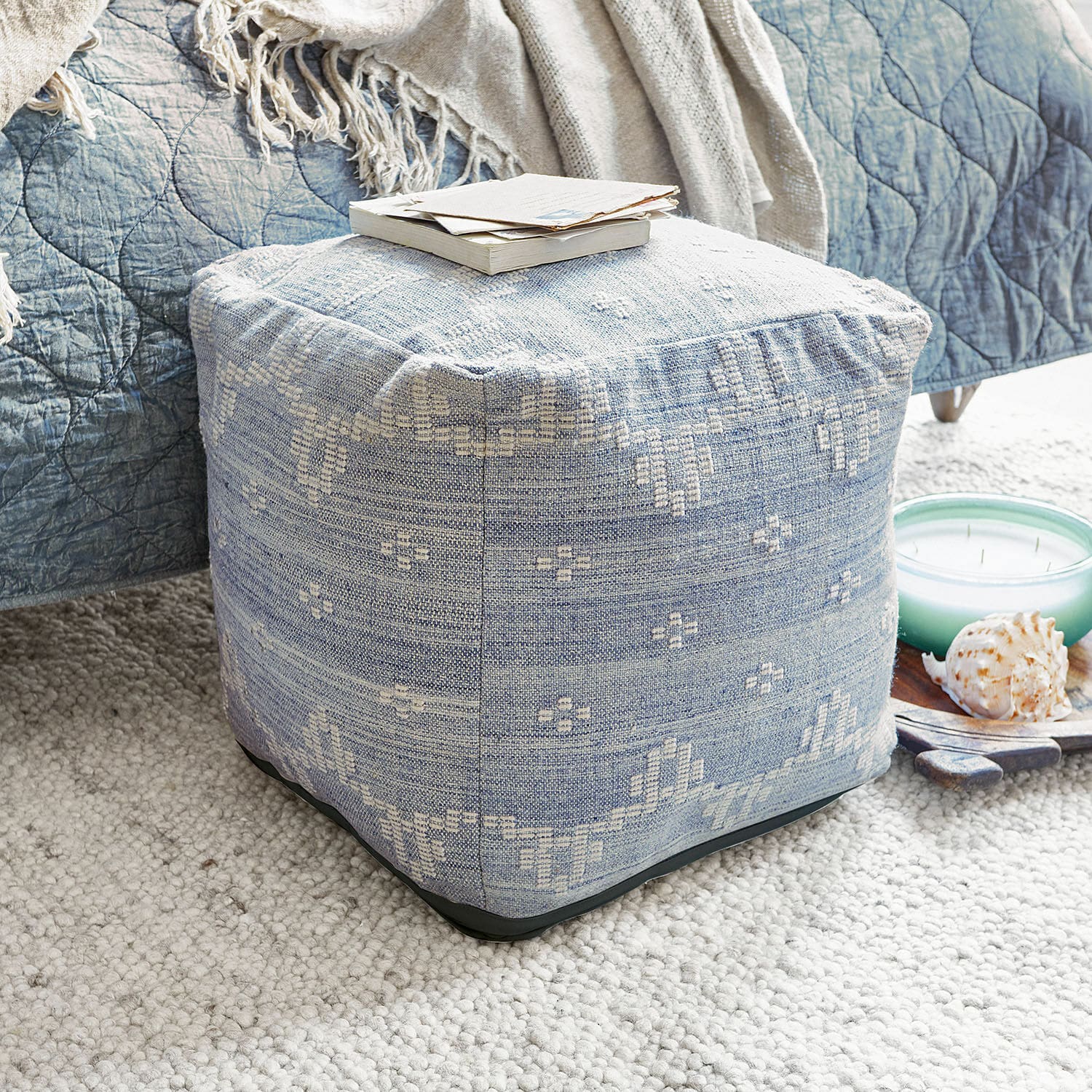 Pouf d’intérieur et d’extérieur Lysa
