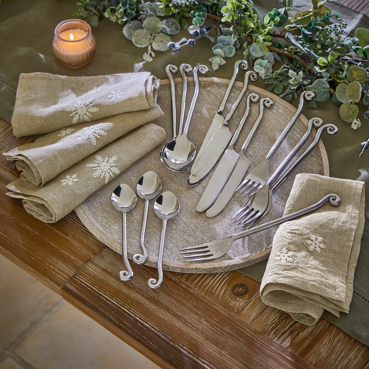 Lot de 4 serviettes Ruspi