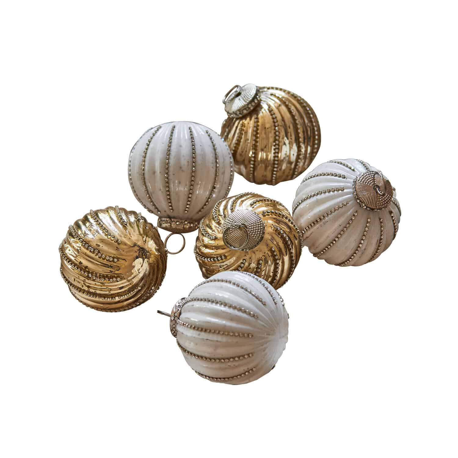 Kerstbal set van 6 Shaela