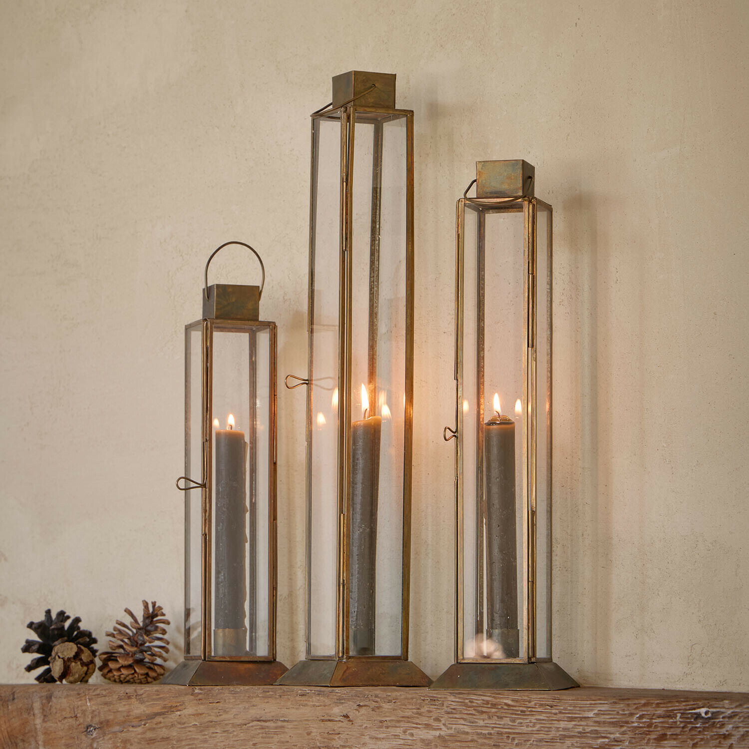 Lantaarn set van 3 Coppermill Lantaarn set van 3 Coppermill