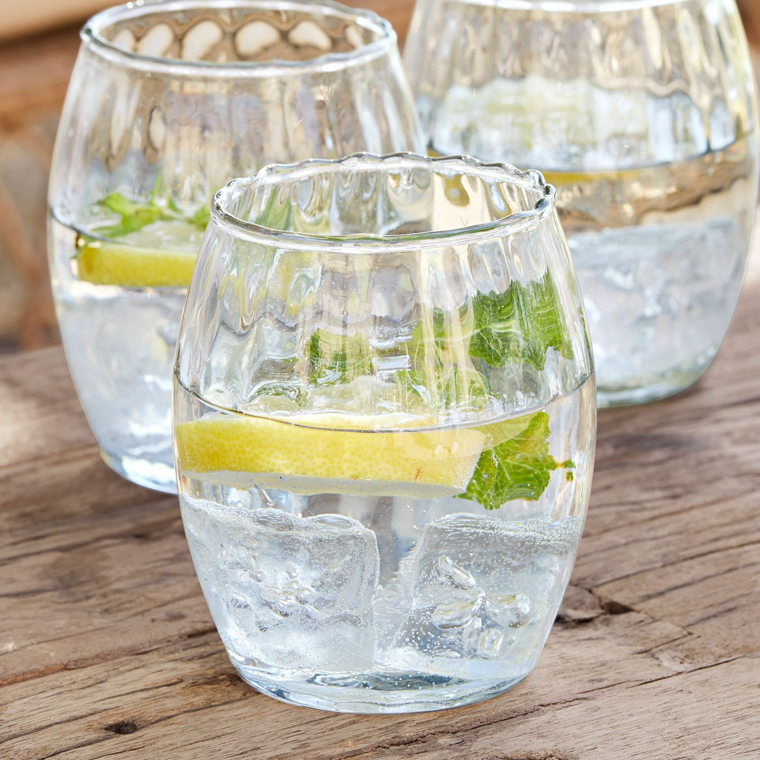 Glas set van 4 Bourgavin