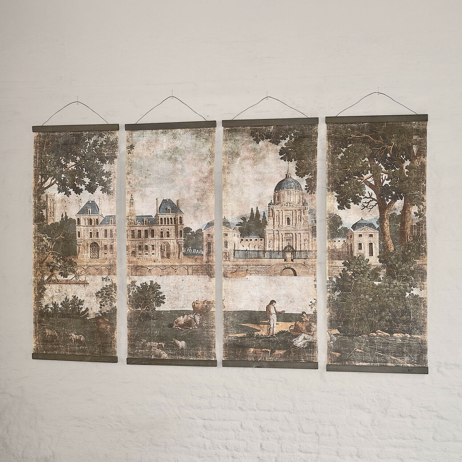 Lot de 4 tableaux Giottoini Lot de 4 tableaux Giottoini