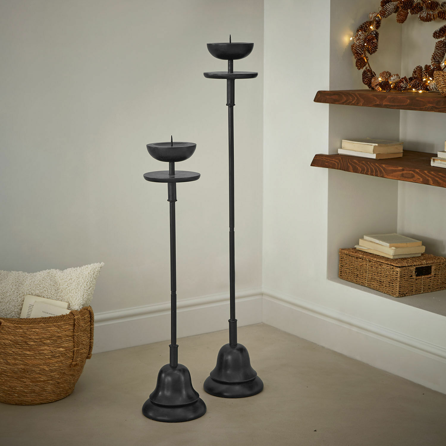 Lot de 2 bougeoirs Brantino