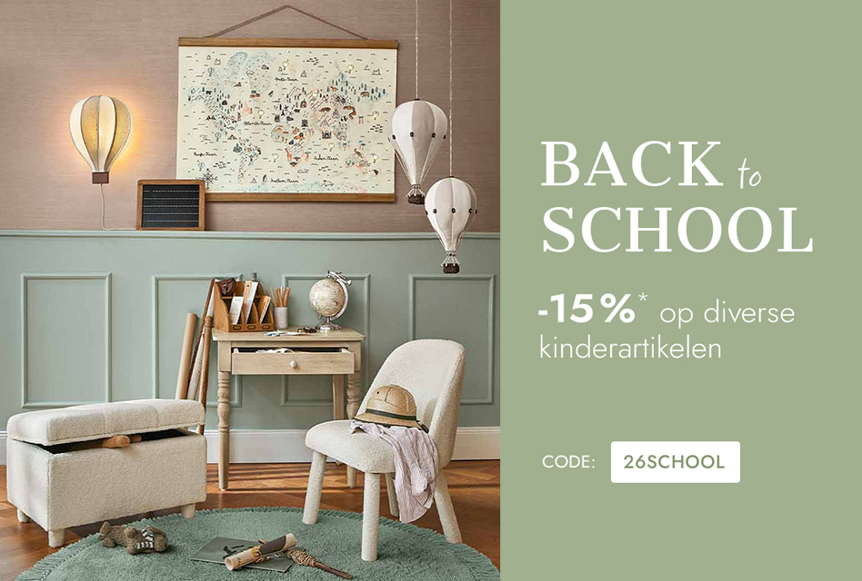 15% korting op diverse kinderartikelen