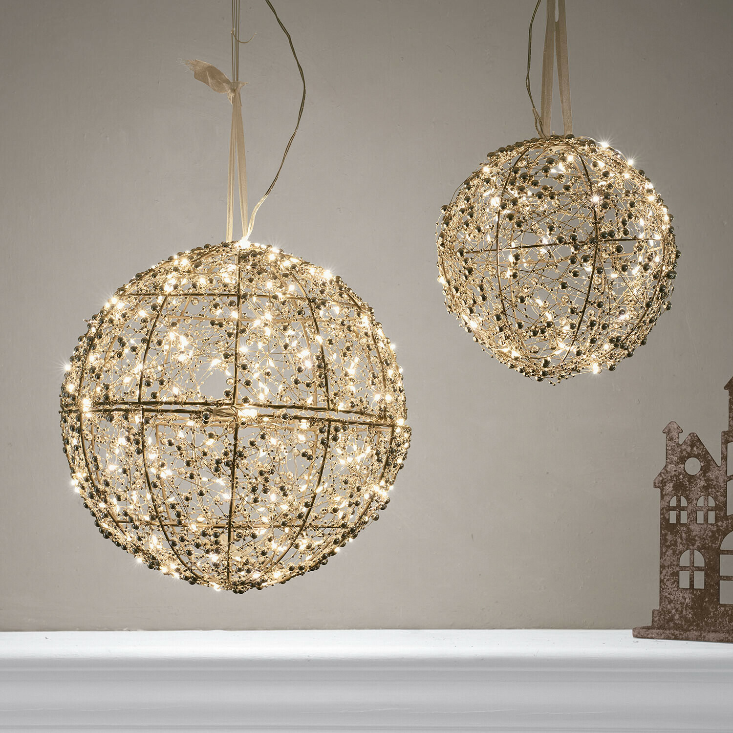 Ledlichtbol set van 2 Péralise