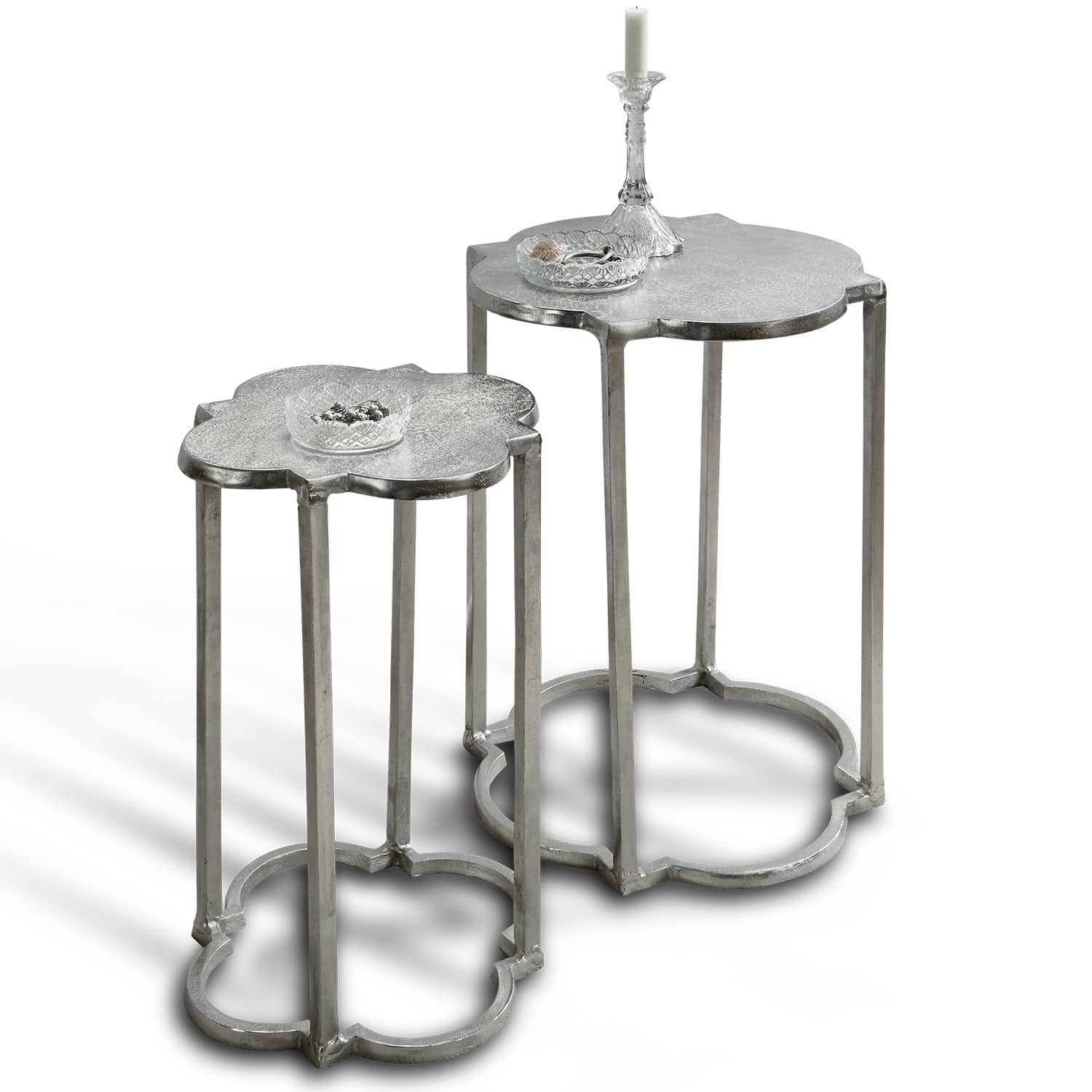 Lot de 2 tables d'appoint Médonville