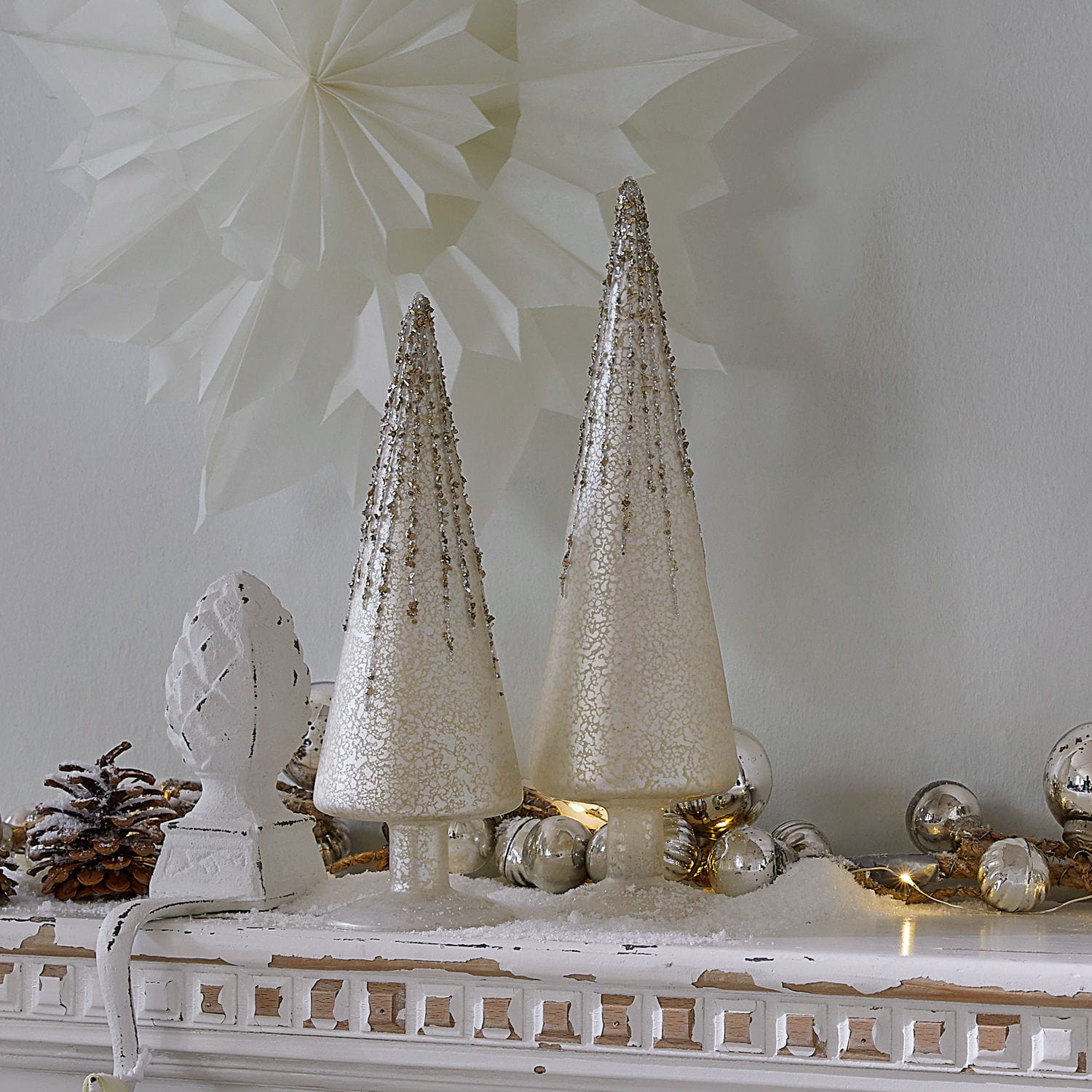 Lot de 2 sapins décoratifs Corriver