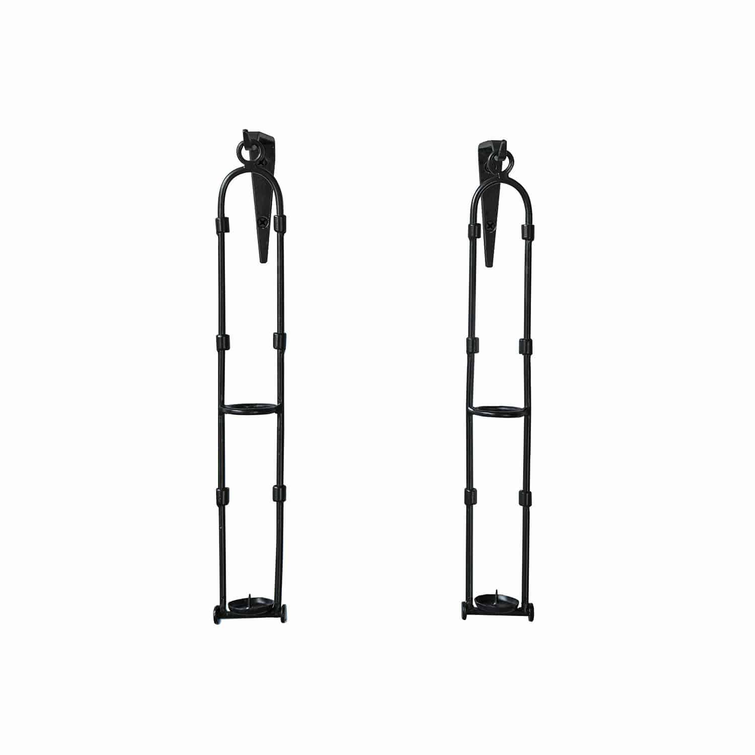 Lot de 2 bougeoirs muraux Vivendas