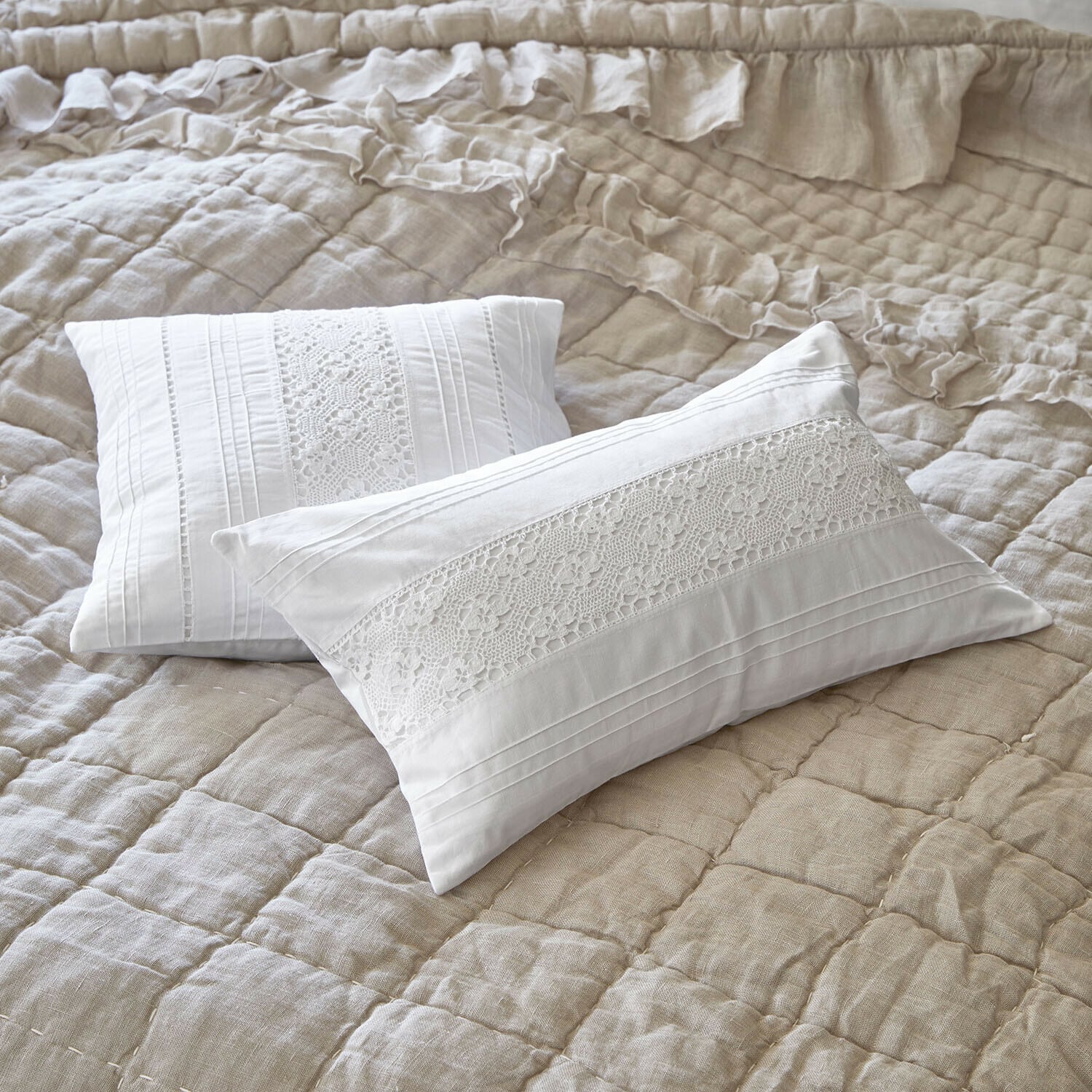 Lot de 2 housses de coussins Isolineas
