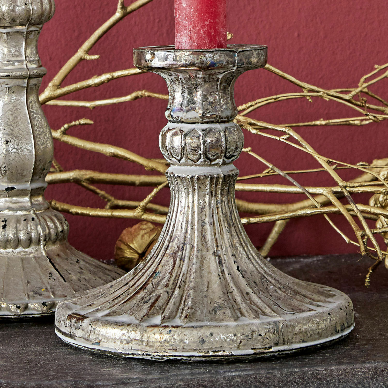 Lot de 3 bougeoirs Bretagne