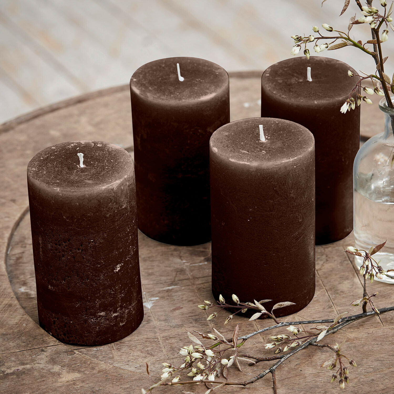 Lot de 4 bougies Braga