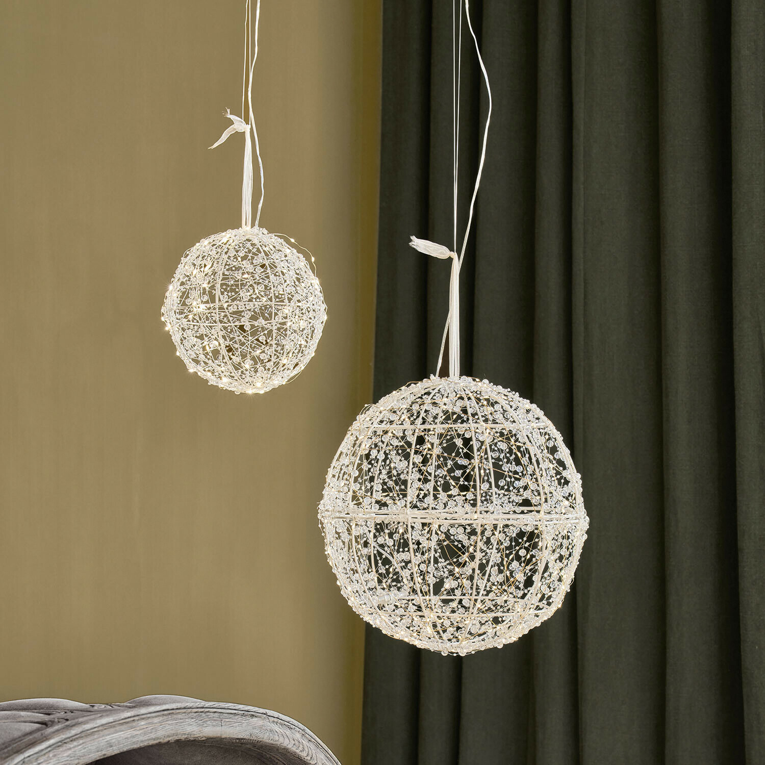 Ledlichtbol set van 2 Péralise
