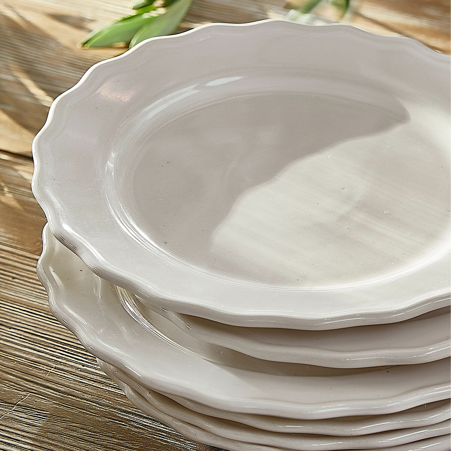 6-delige set dessertborden Mallevesse