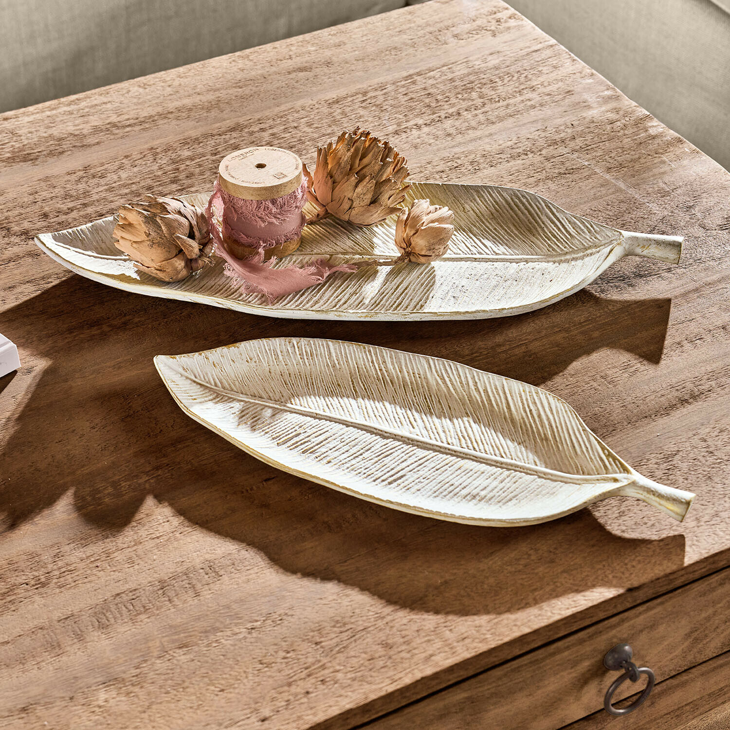 Lot de 2 plateaux Valmorin