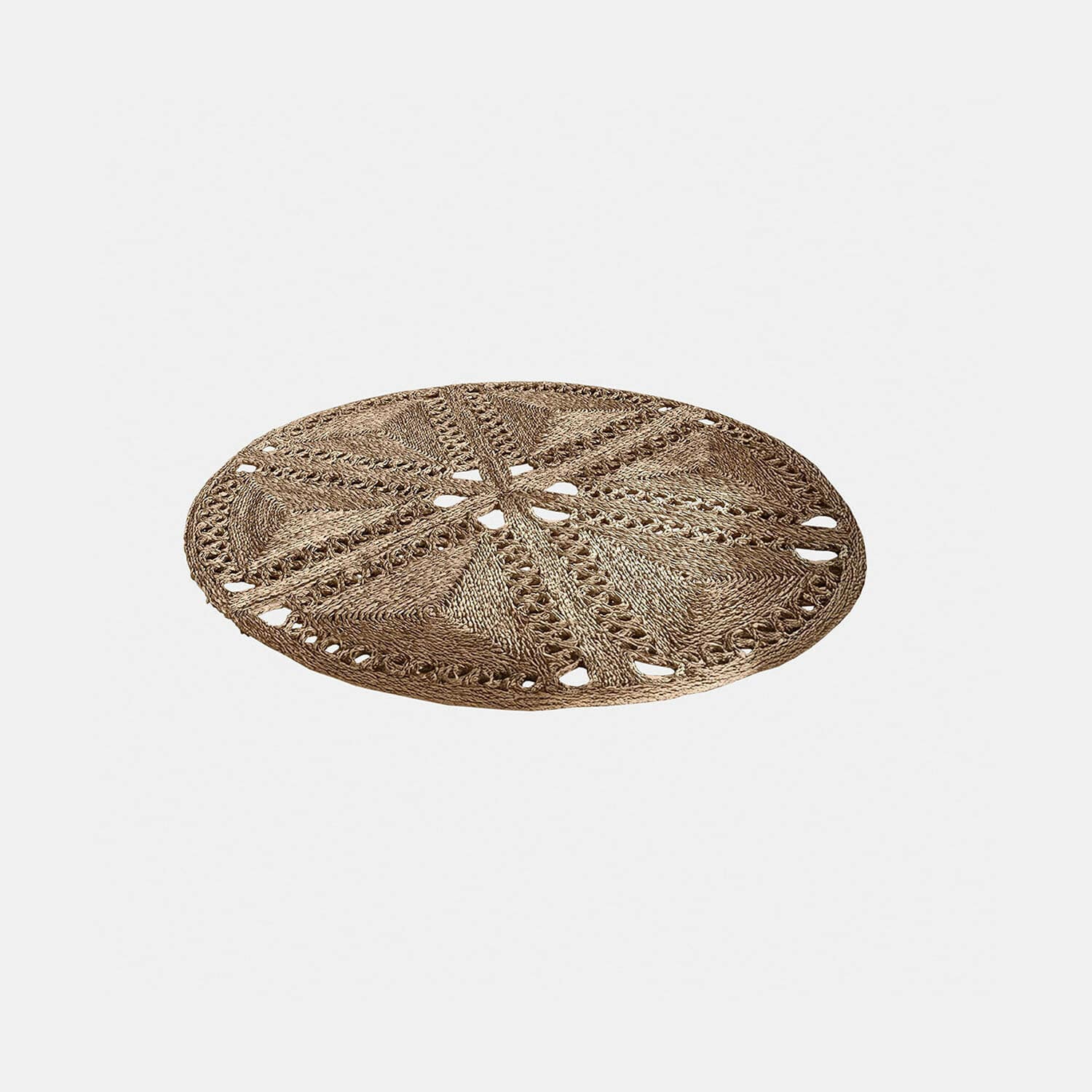 Vloerkleed Penwicks Ronde vloerkleed van gevlochten natuurlijke vezels in beige, decoratief en duurzaam
