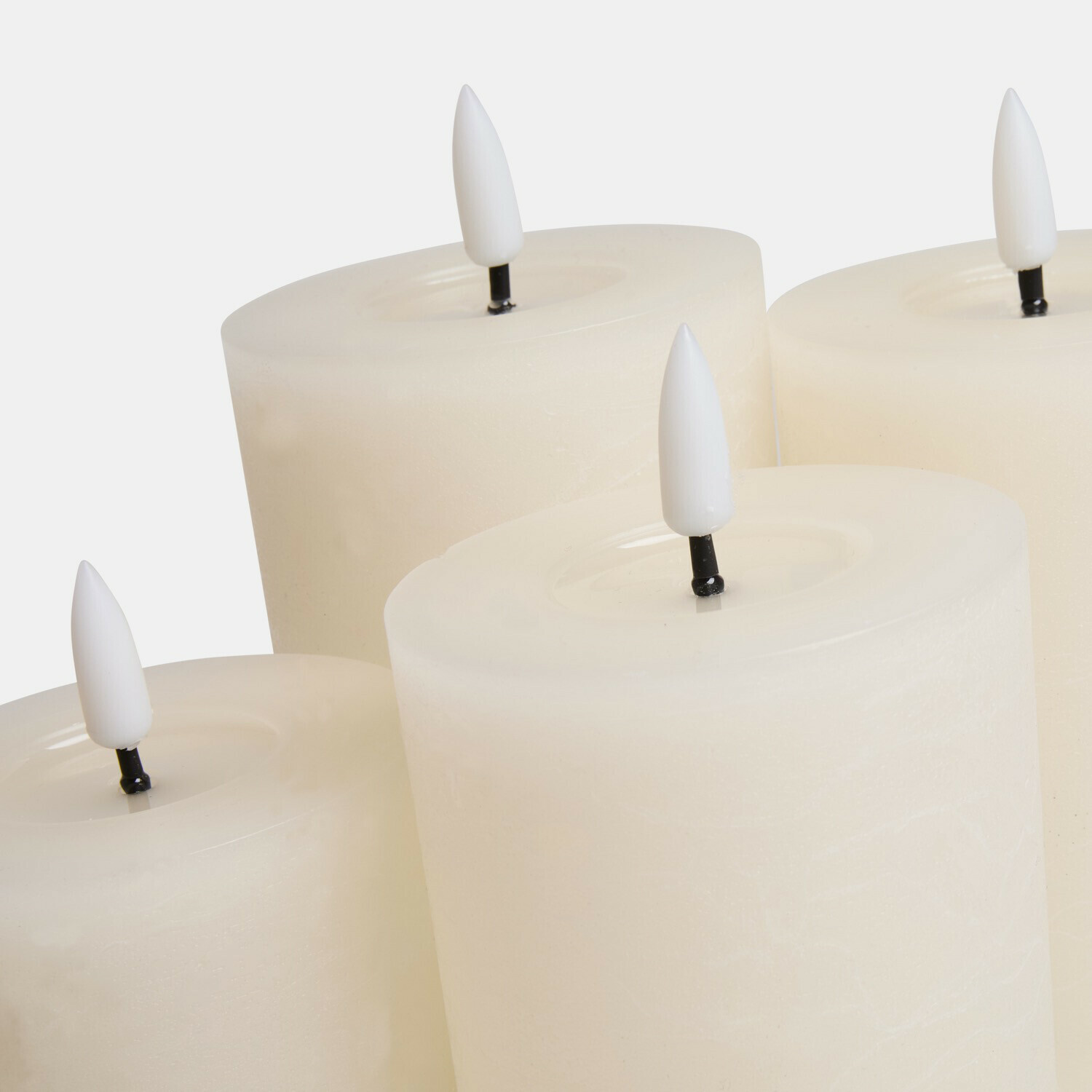 Ledstompkaars set van 4 Ljusvik