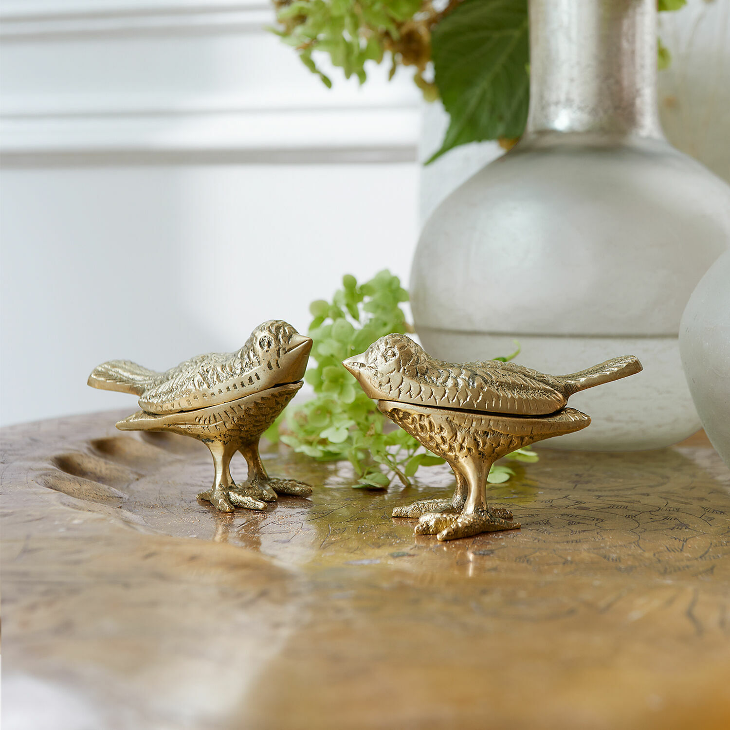 Lot de 2 oiseaux décoratifs Fairydell
