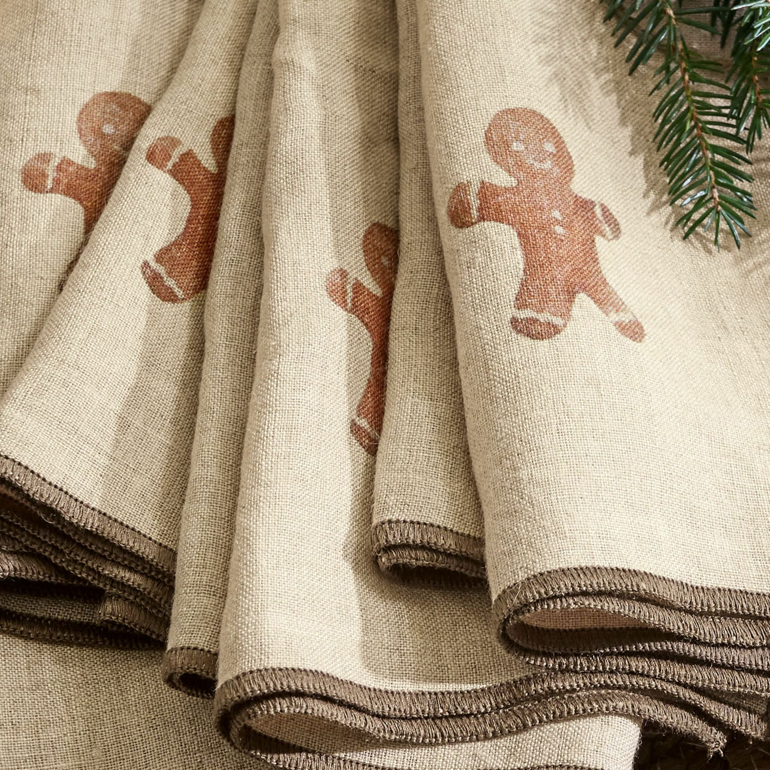 Lot de 6 serviettes Gingerbread
