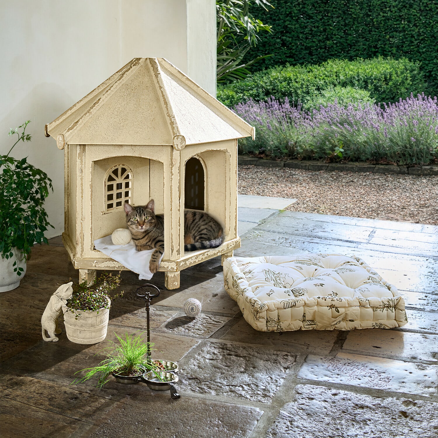 Maisonnette de jardin pour chat Alvérine