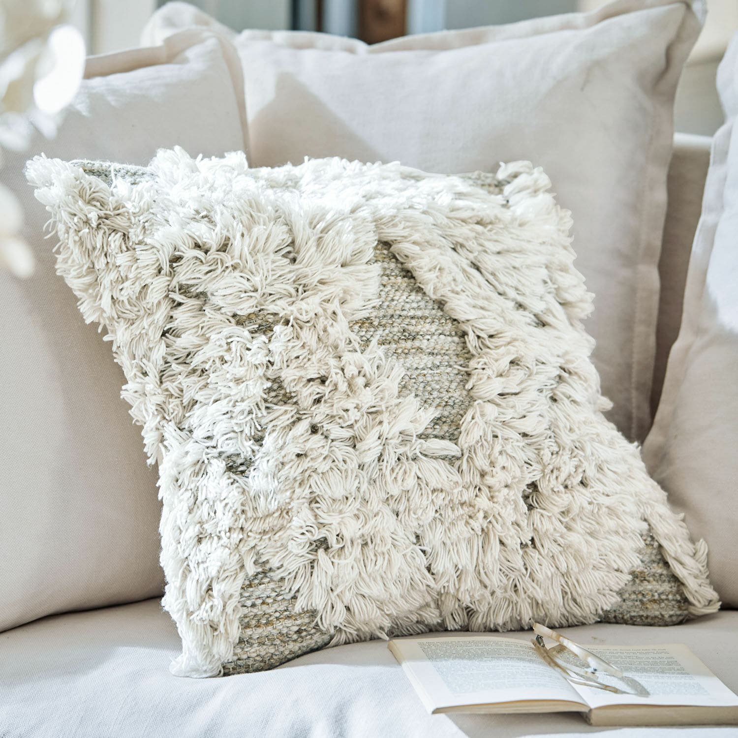 Housse de coussin d'intérieur et d'extérieur Meagan