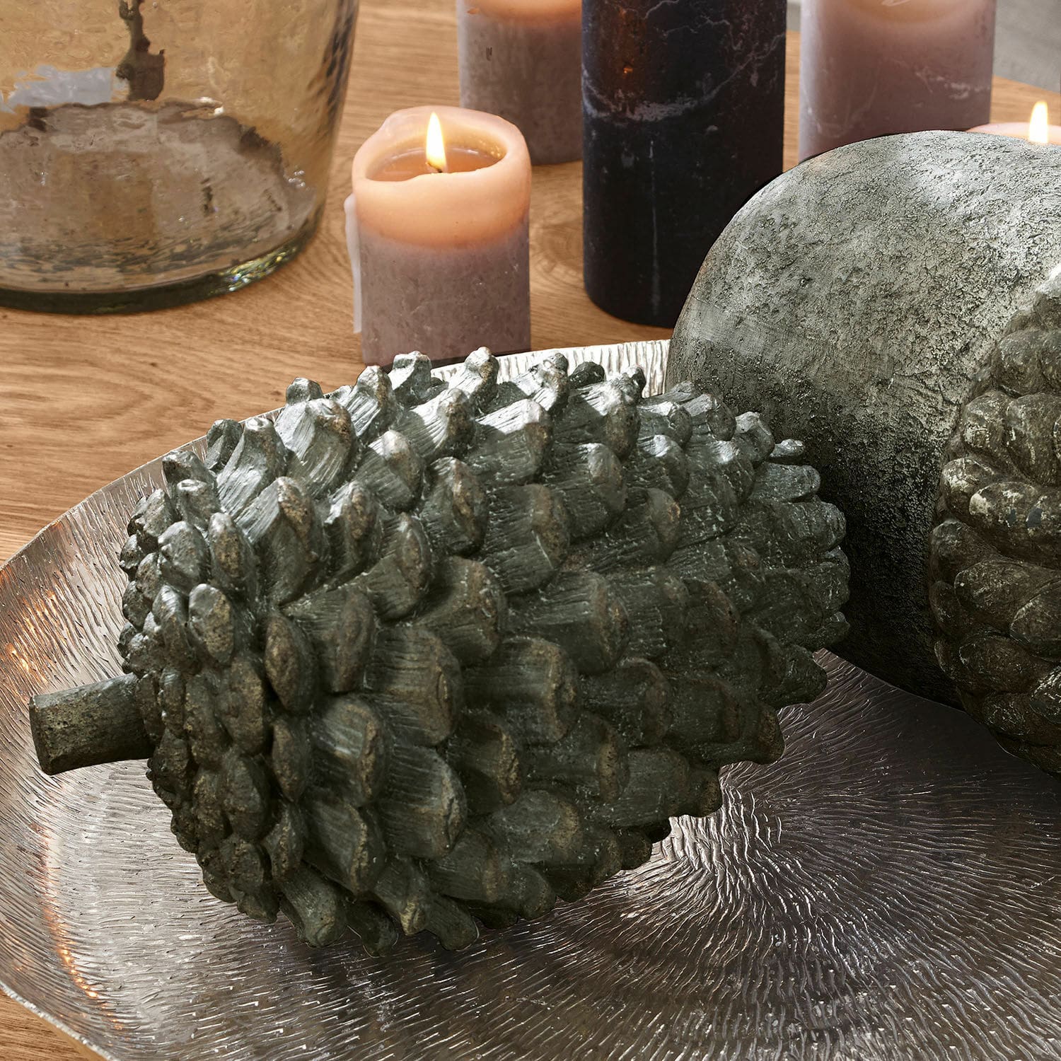 Decoratievruchten set van 2 Hazelle