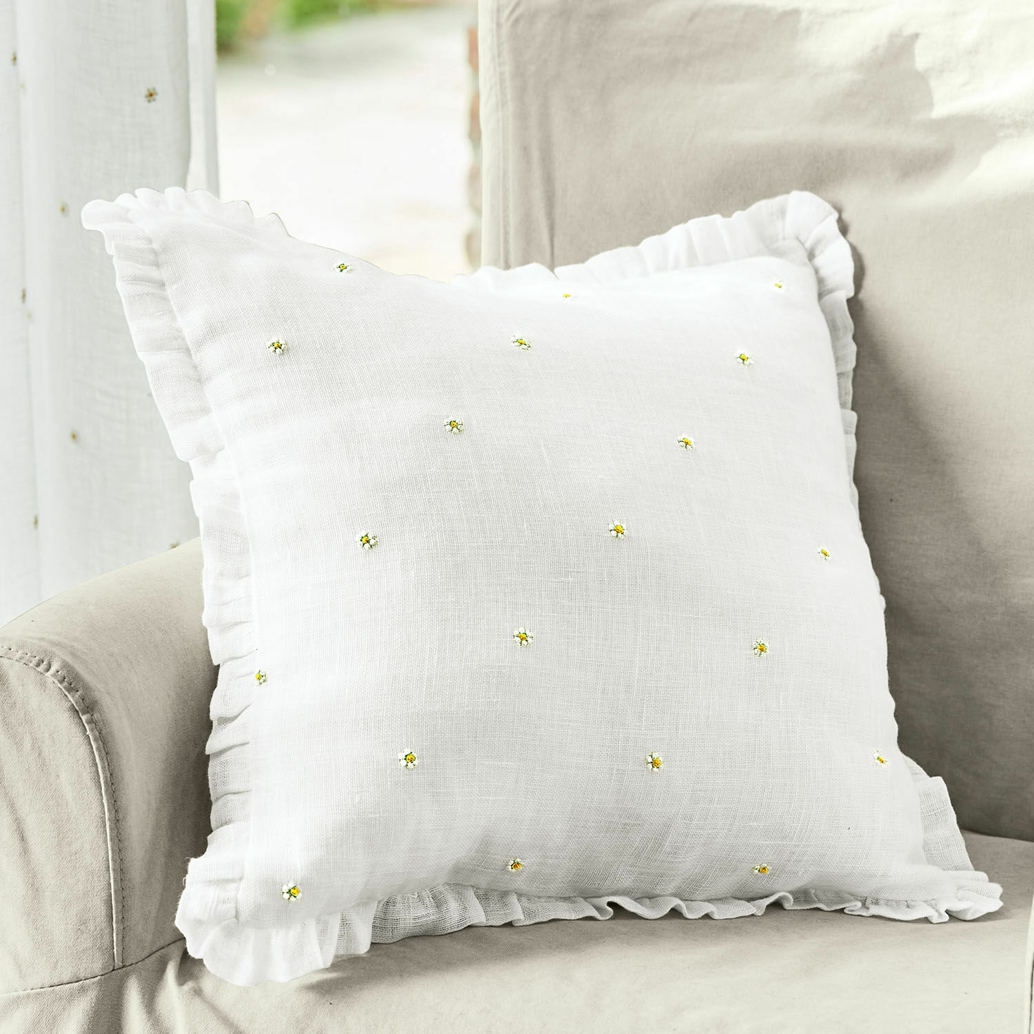 Housse de coussin Lentilly