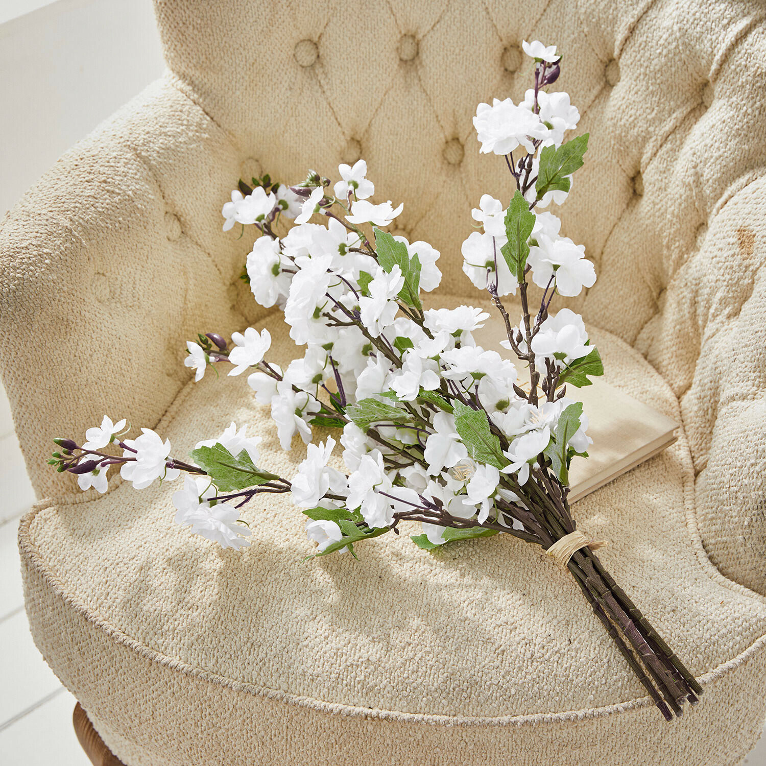 Decoratieve bloem set van 6 Bellévaut