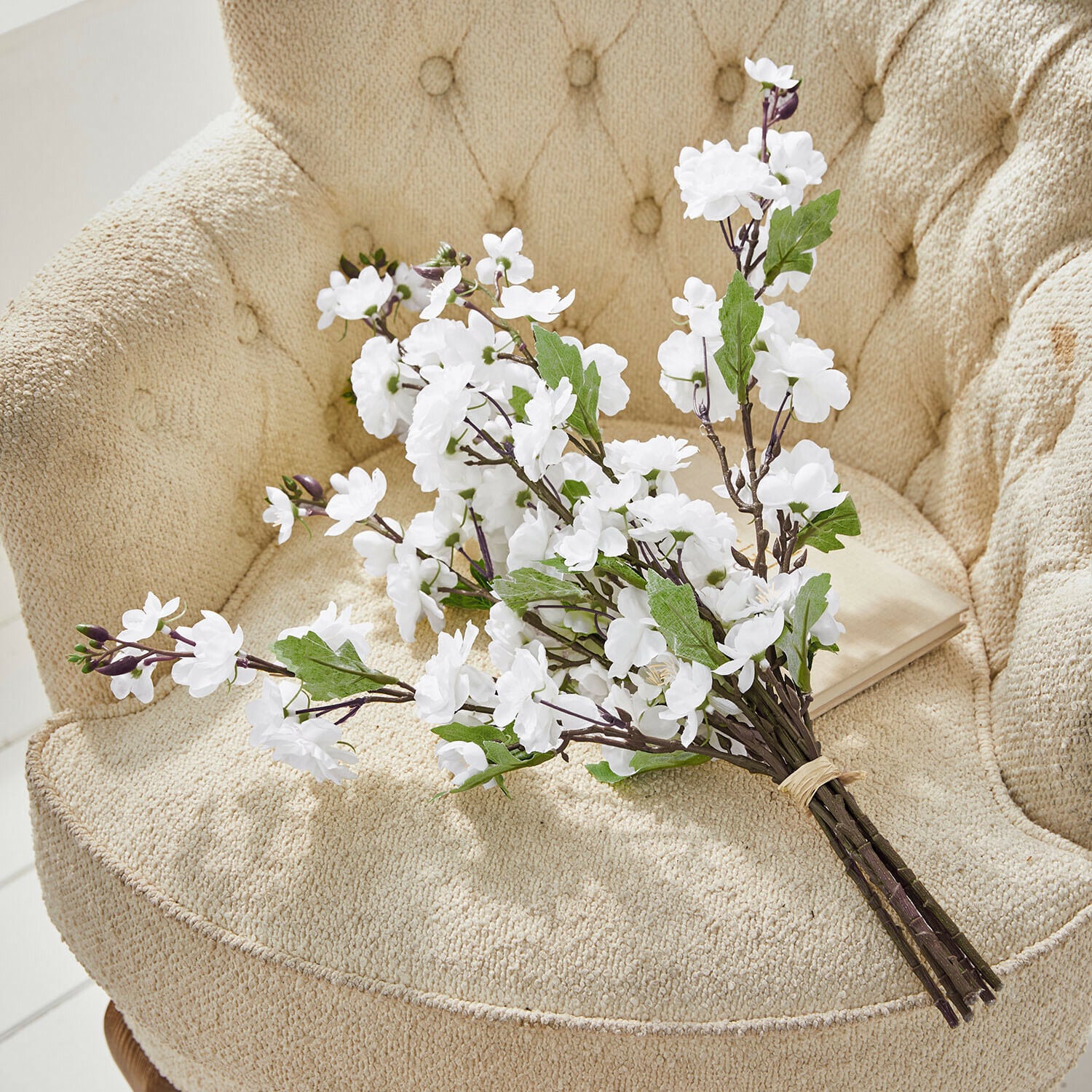 Lot de 6 fleurs décoratives Bellévaut