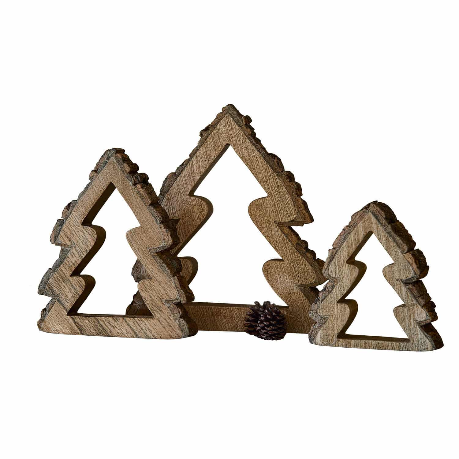 Lot de 3 sapins décoratifs Raymond