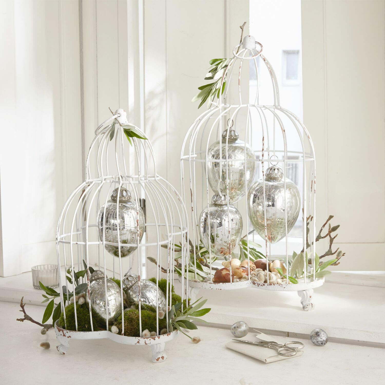 Lot de 2 cages à oiseaux Oudenarde