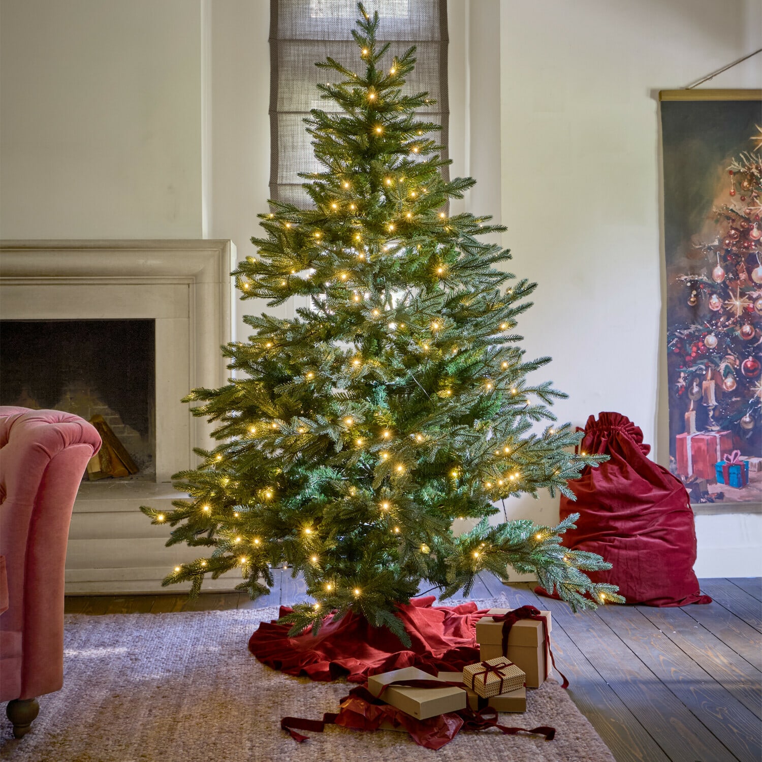 Couvre-pied de sapin de Noël Marvielle