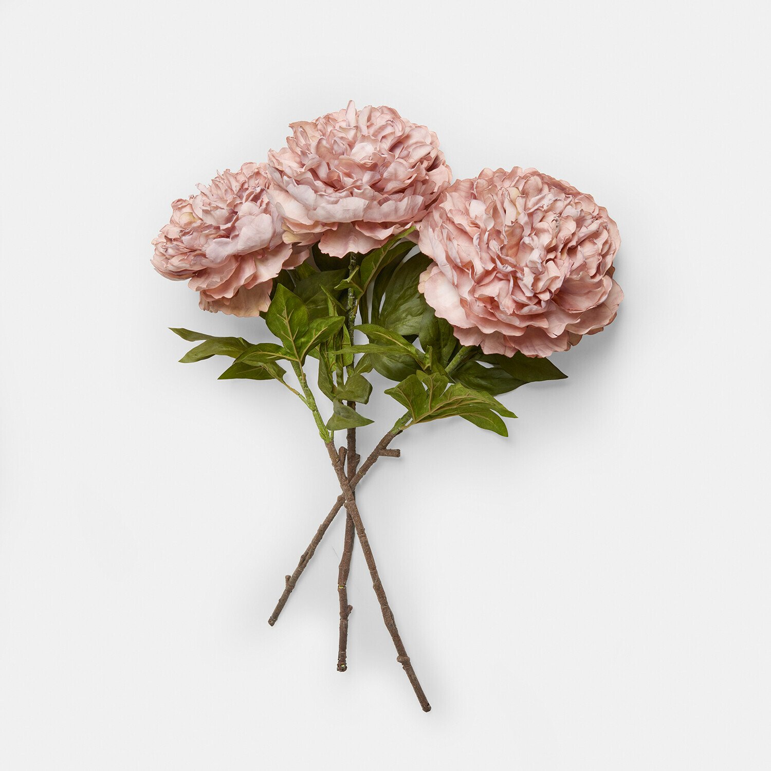 Lot de 3 fleurs de pivoine artificielles Dahlyra