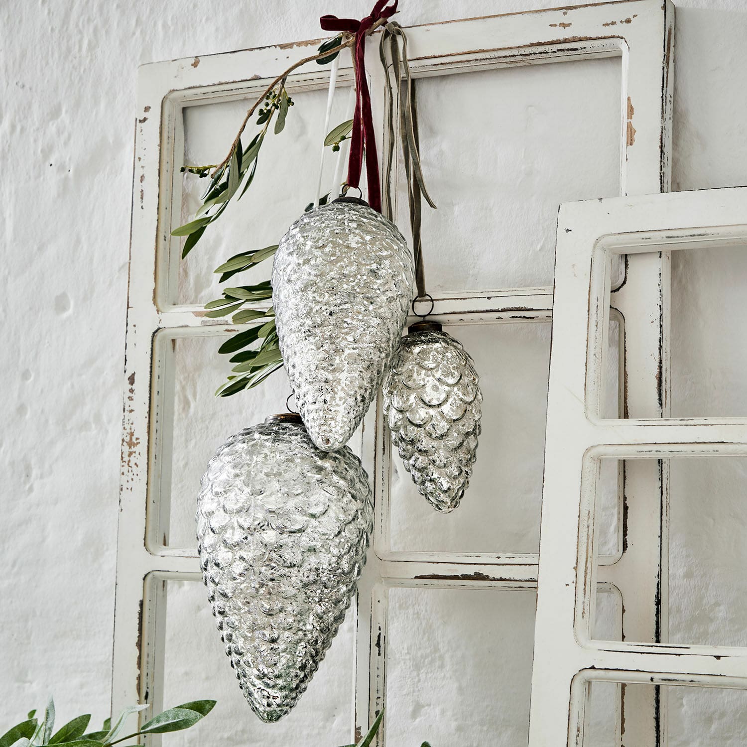 Lot de 3 décorations de Noël Escala