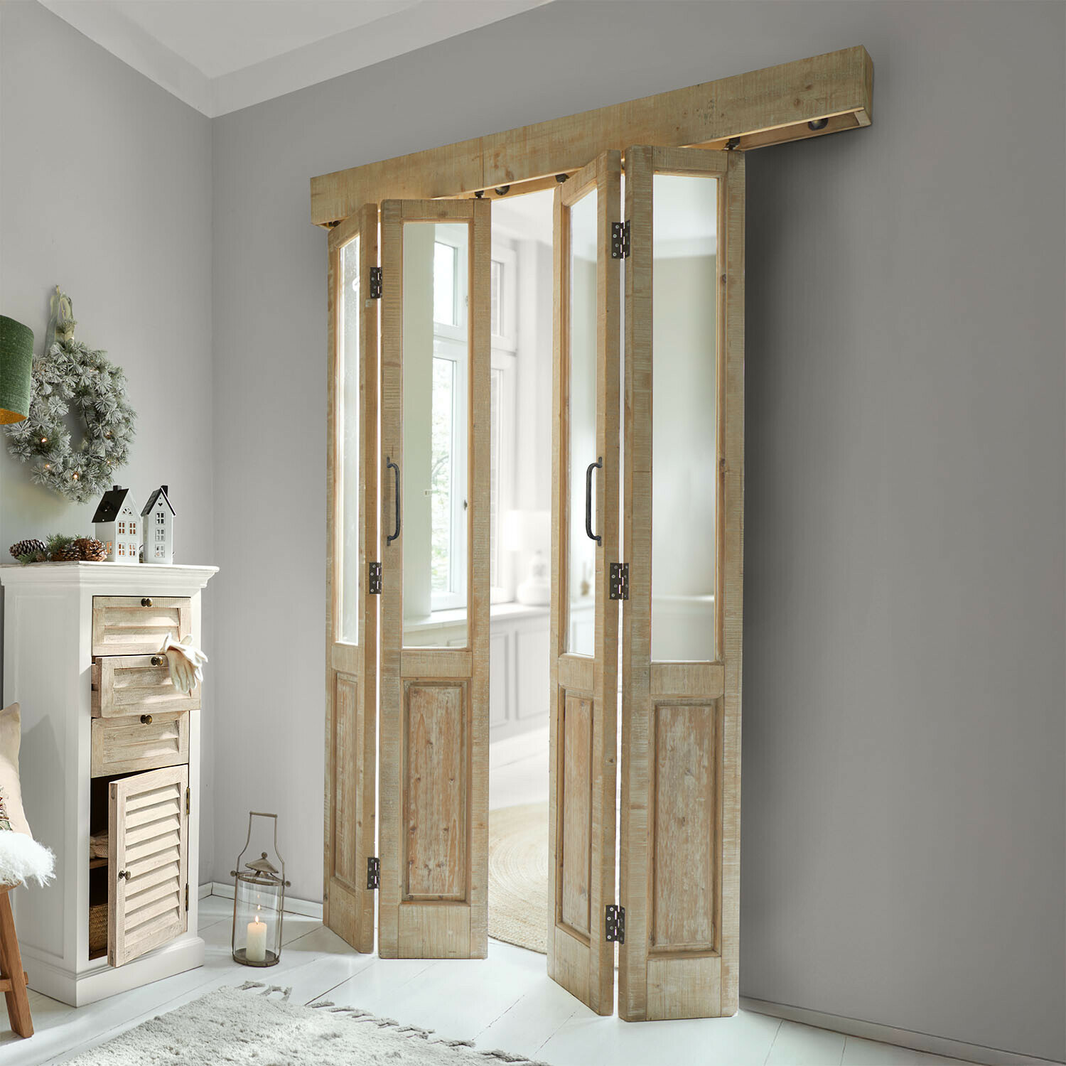 Porte pliante coulissante Halvorn