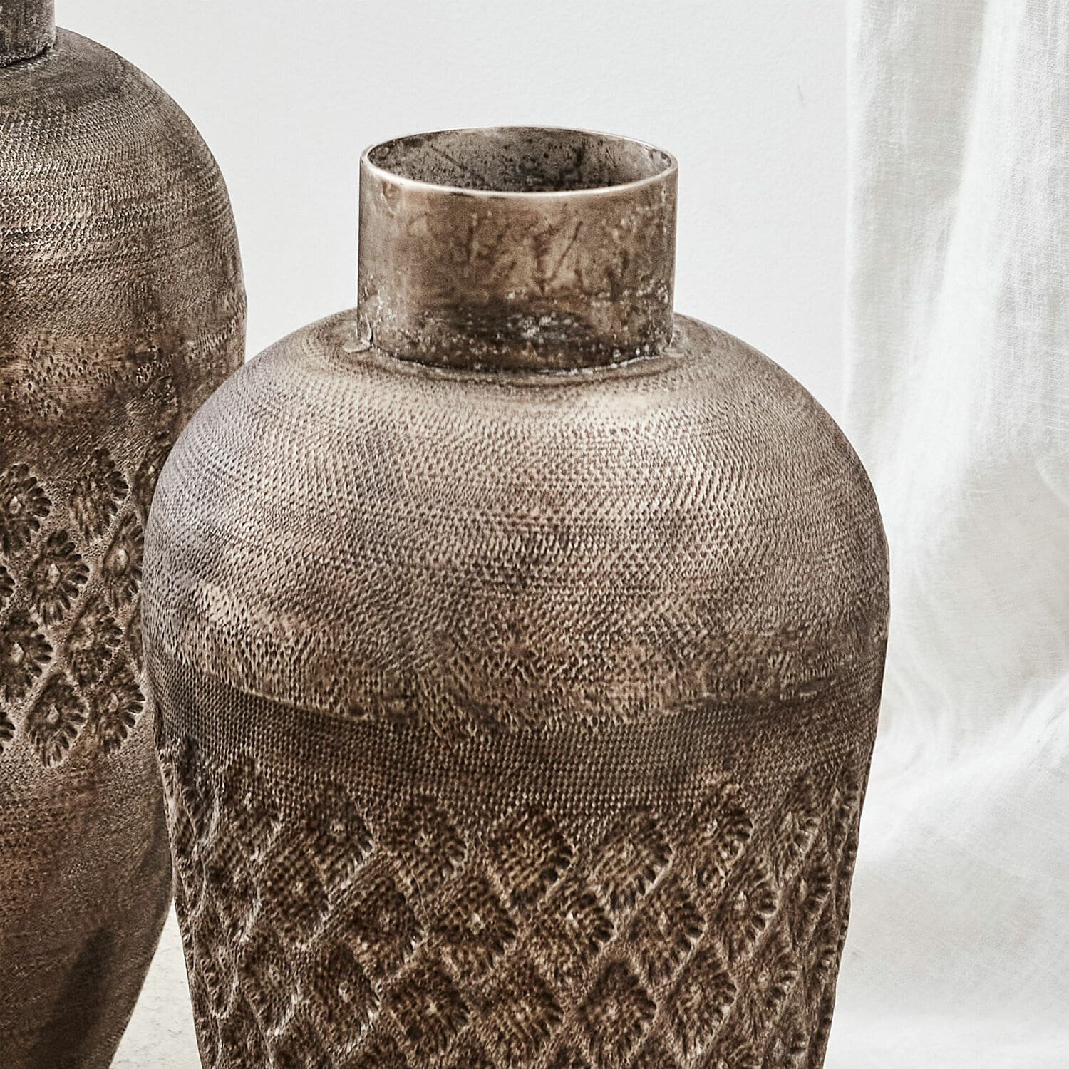 Lot de 2 vases Mattis
