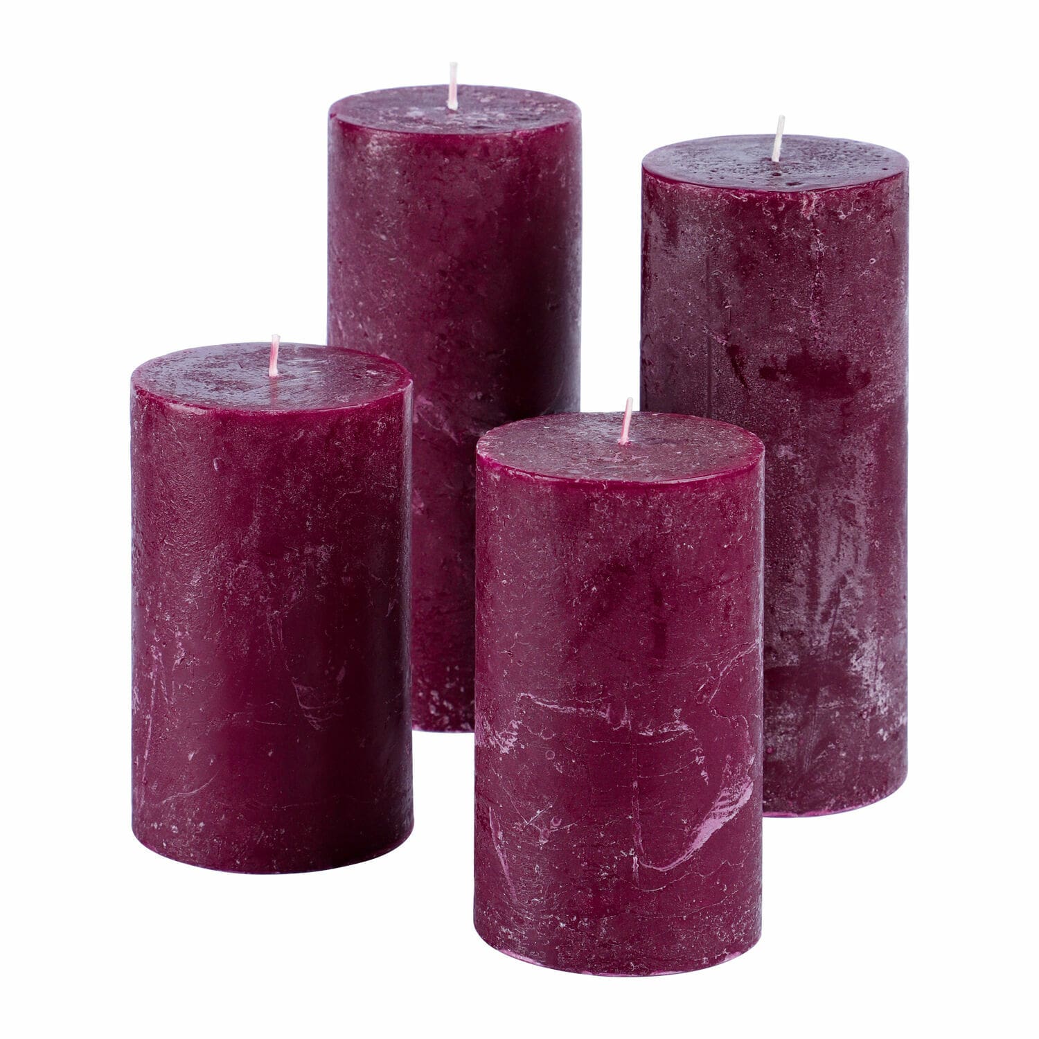 Lot de 4 bougies Berekua
