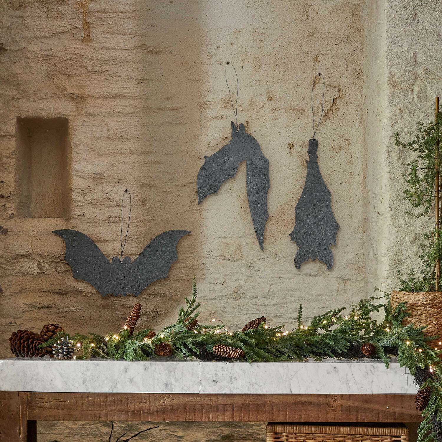 Lot de 3 décorations à suspendre Quivorin