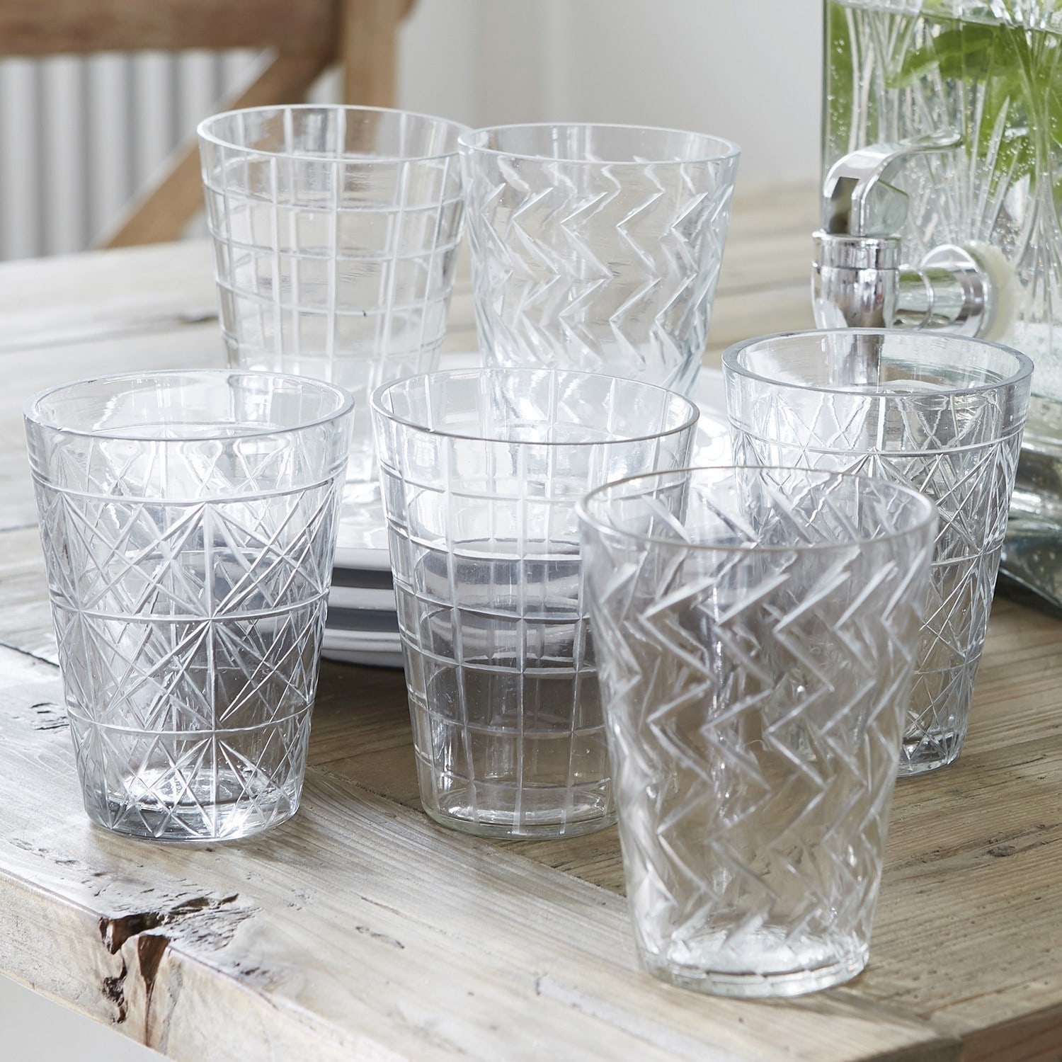 Lot de 6 verres Sansais