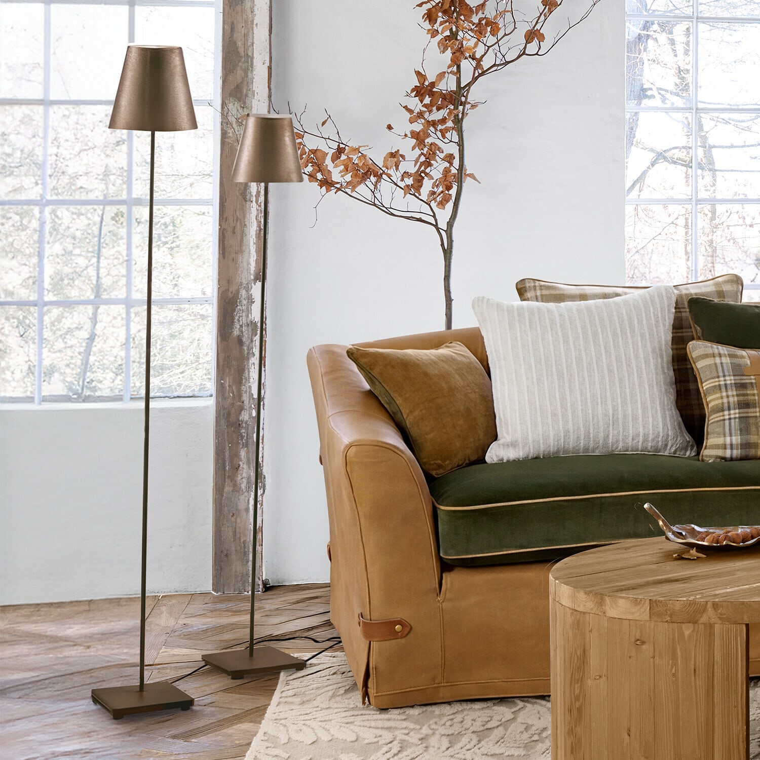 Lot de 2 lampadaires Tacoma