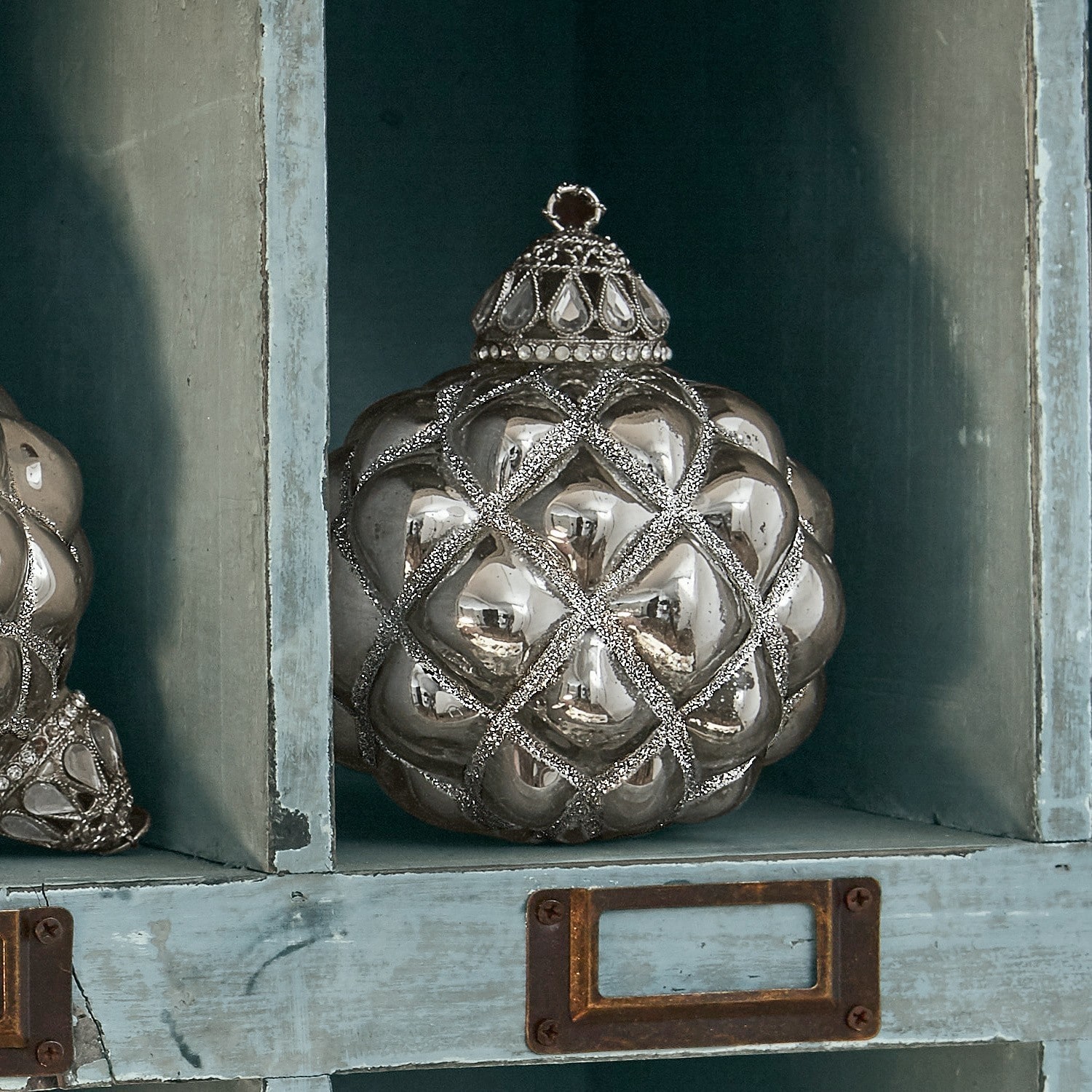 Lot de 6 décorations de Noël Paillet