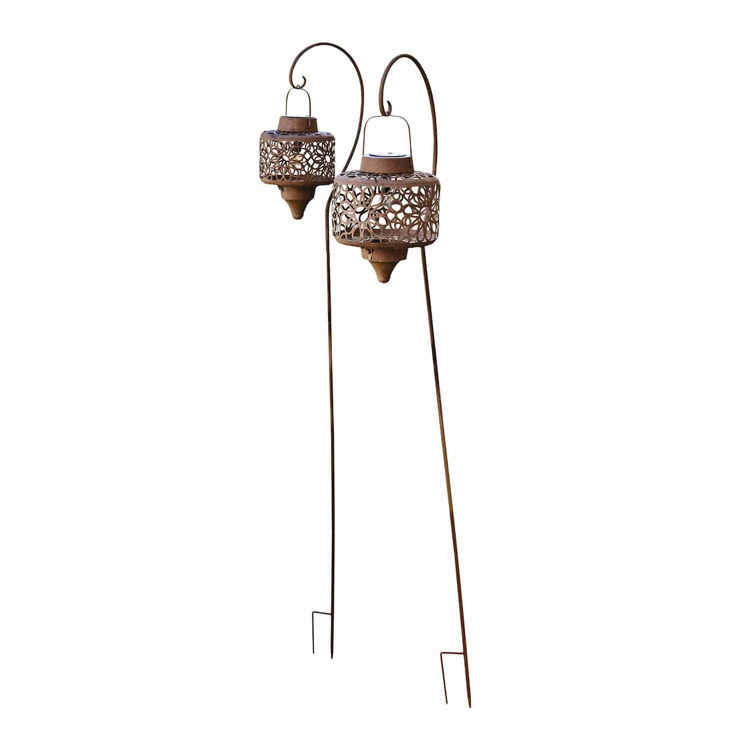 Lot de 2 lanternes solaires Robelline
