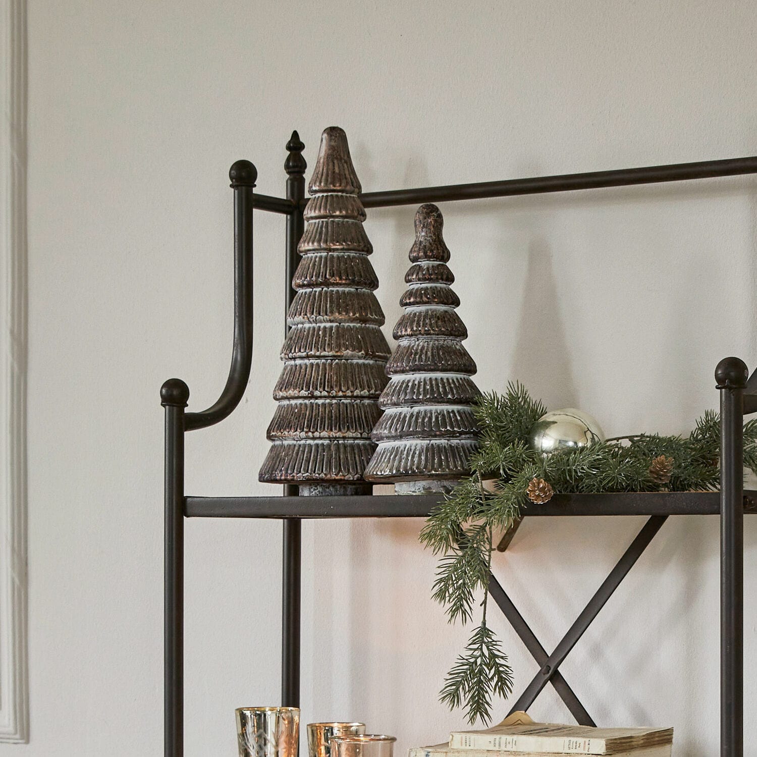 Lot de 2 sapins décoratifs Clarmond