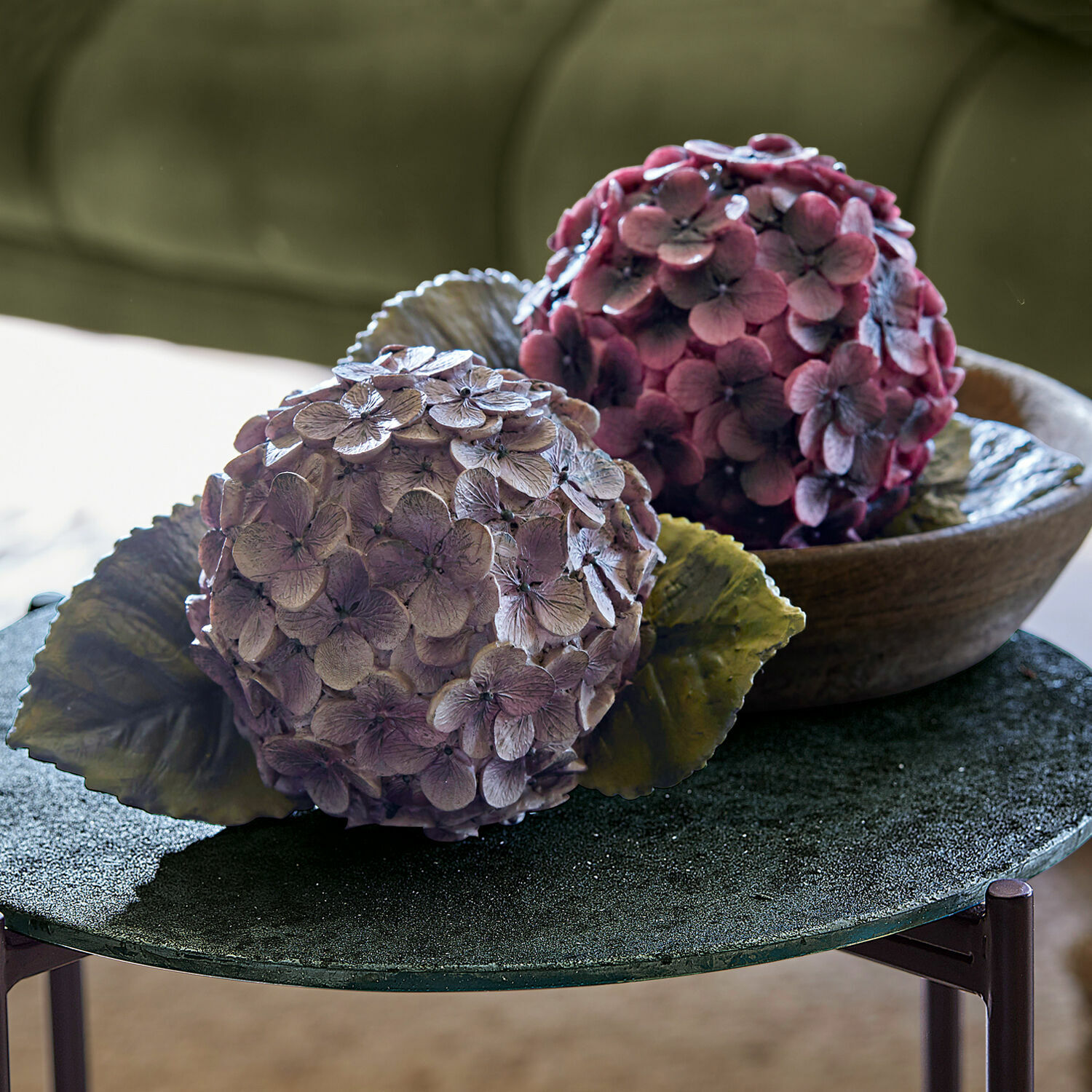 Sierbloem set van 2 Hortensie