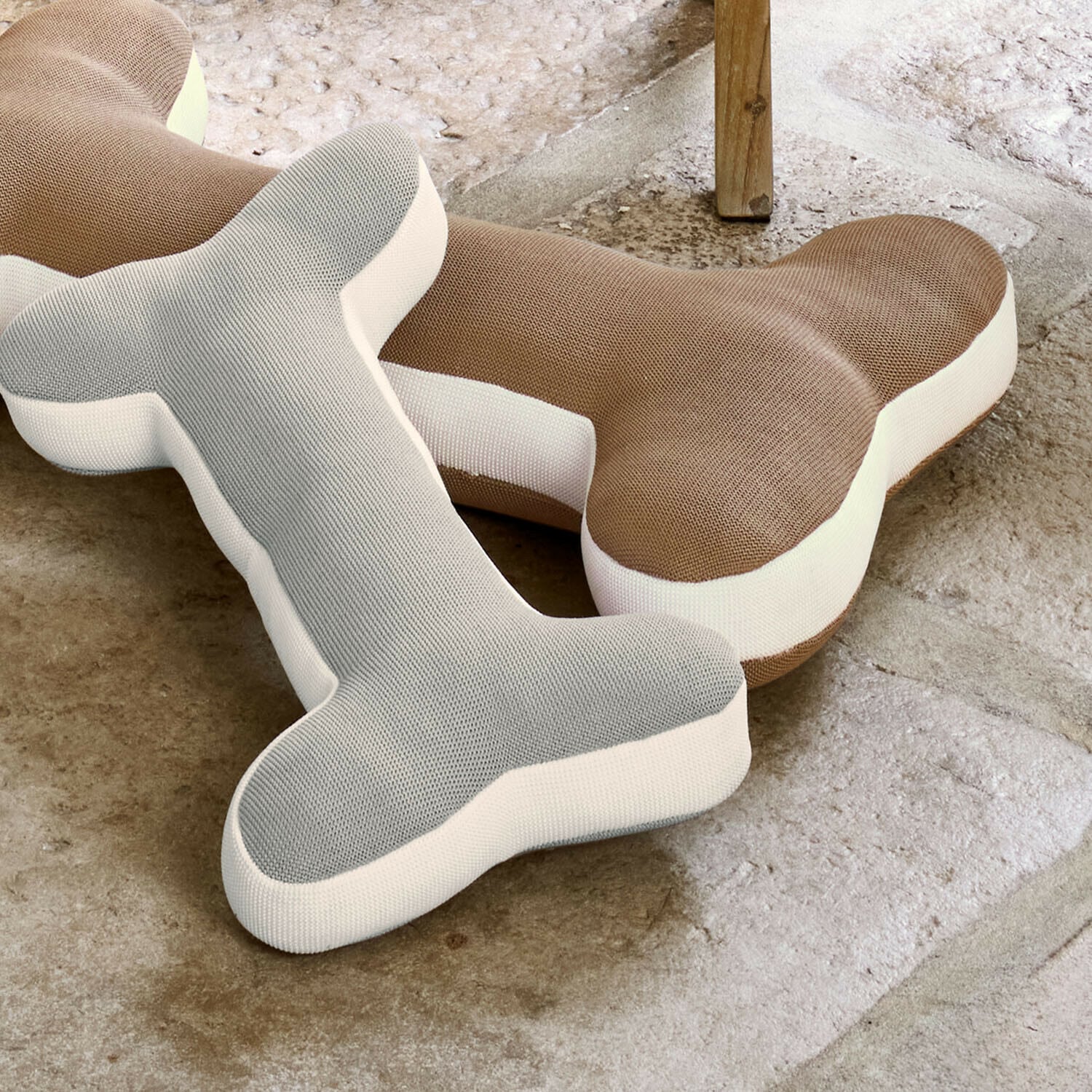 Lot de 3 coussins Fluffido