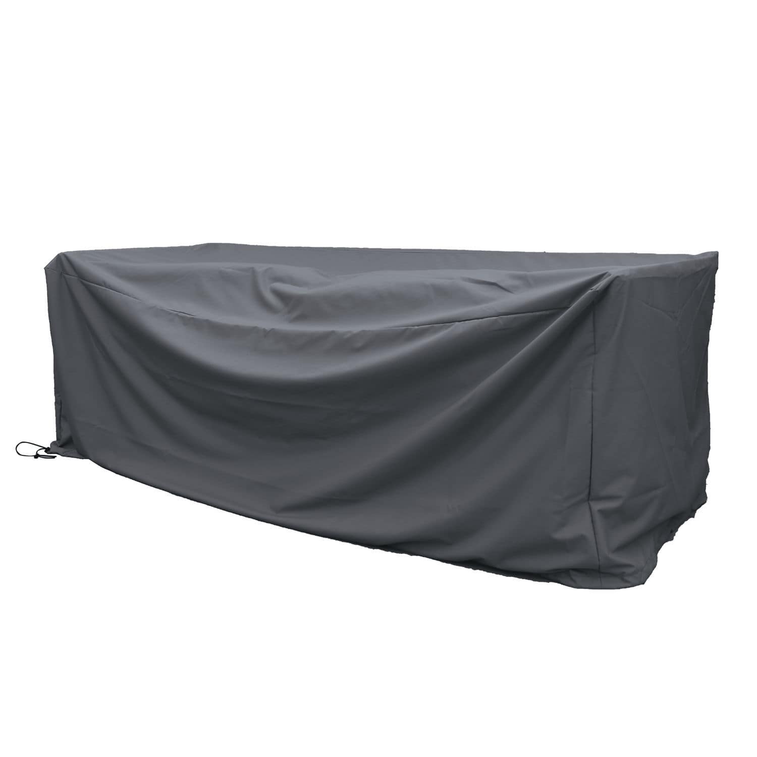 Housse de protection grise en tissu résistant pour meubles de jardin, imperméable et protectrice contre la météo