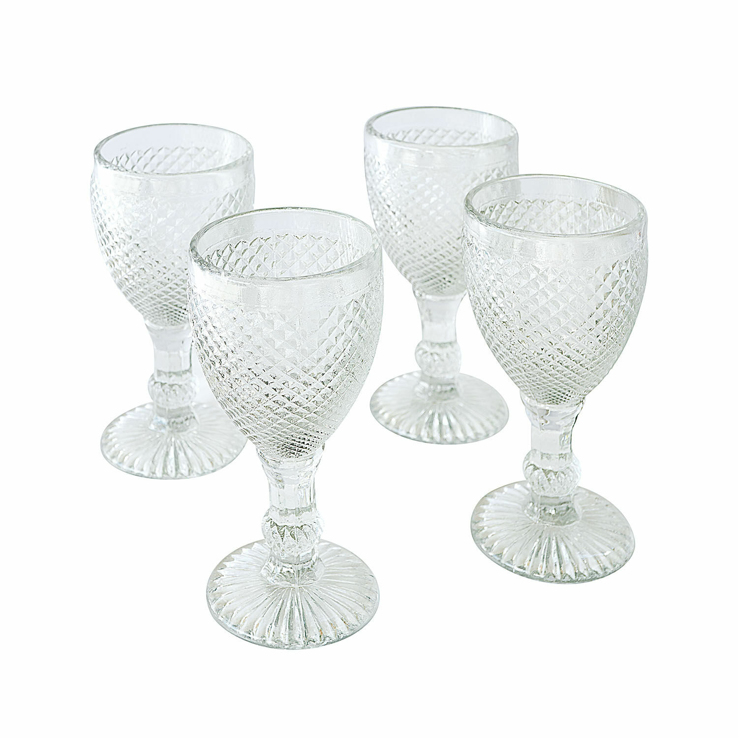 Lot de 4 verres Santerre