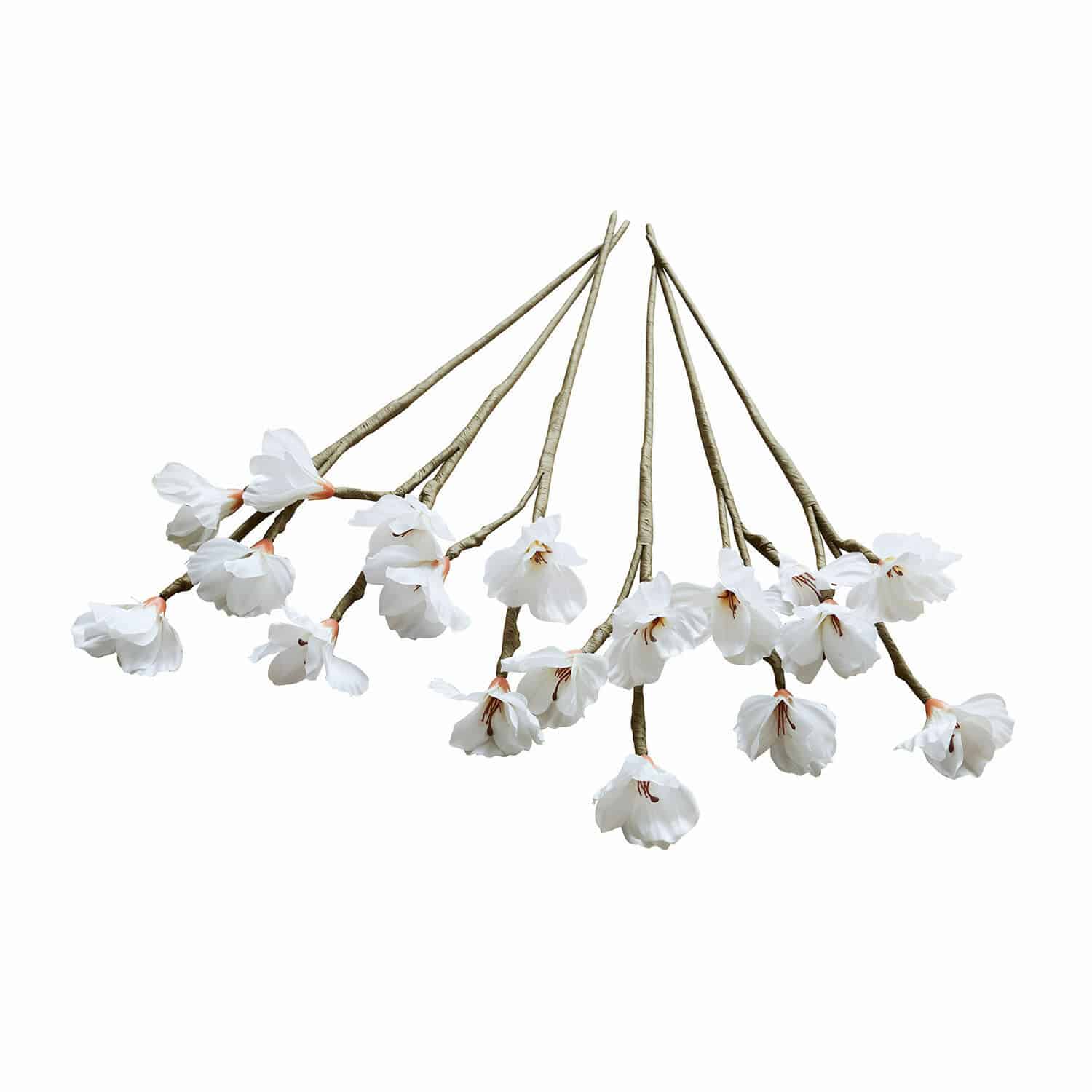 Lot de 6 fleurs décoratives Xivale