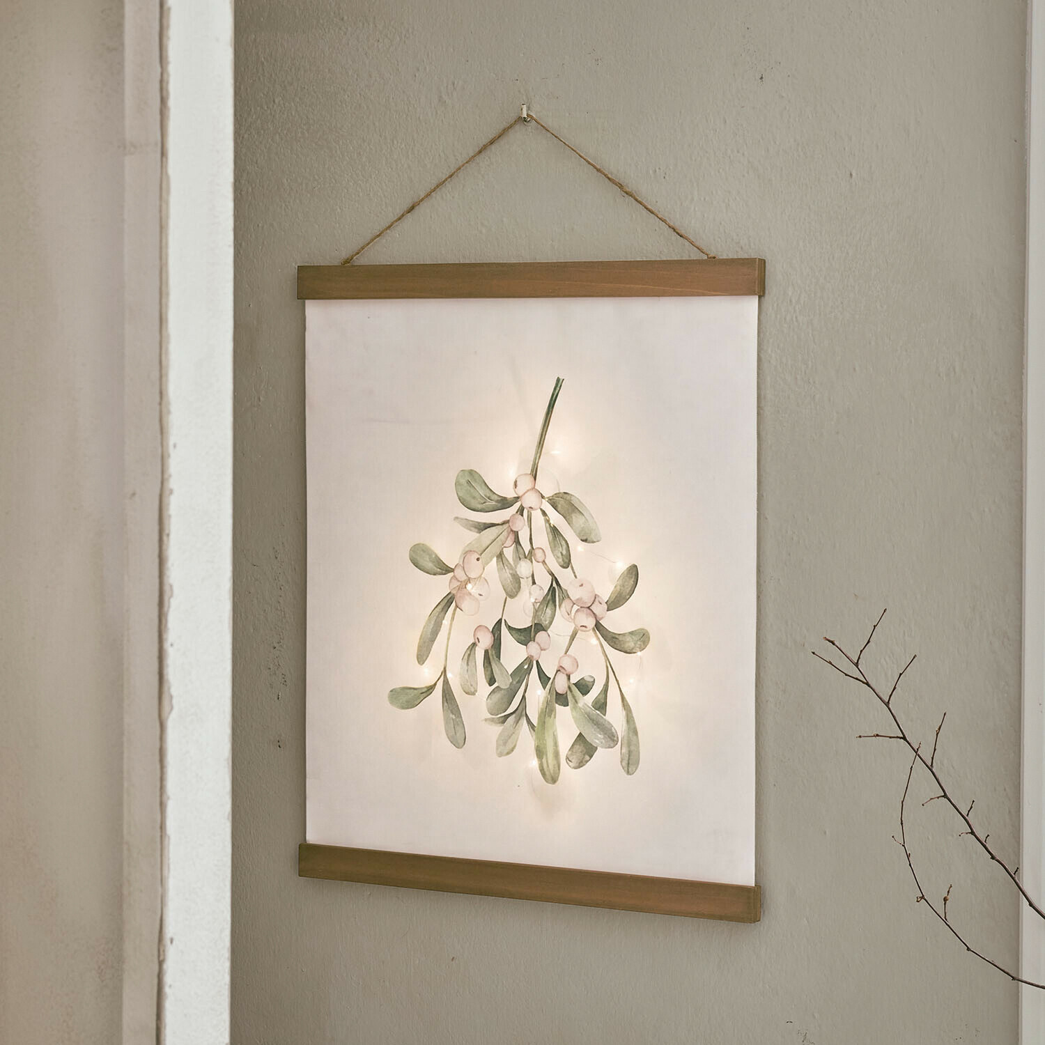 Wandafbeelding met ledverlichting Lourévie Wandafbeelding met ledverlichting Lourévie